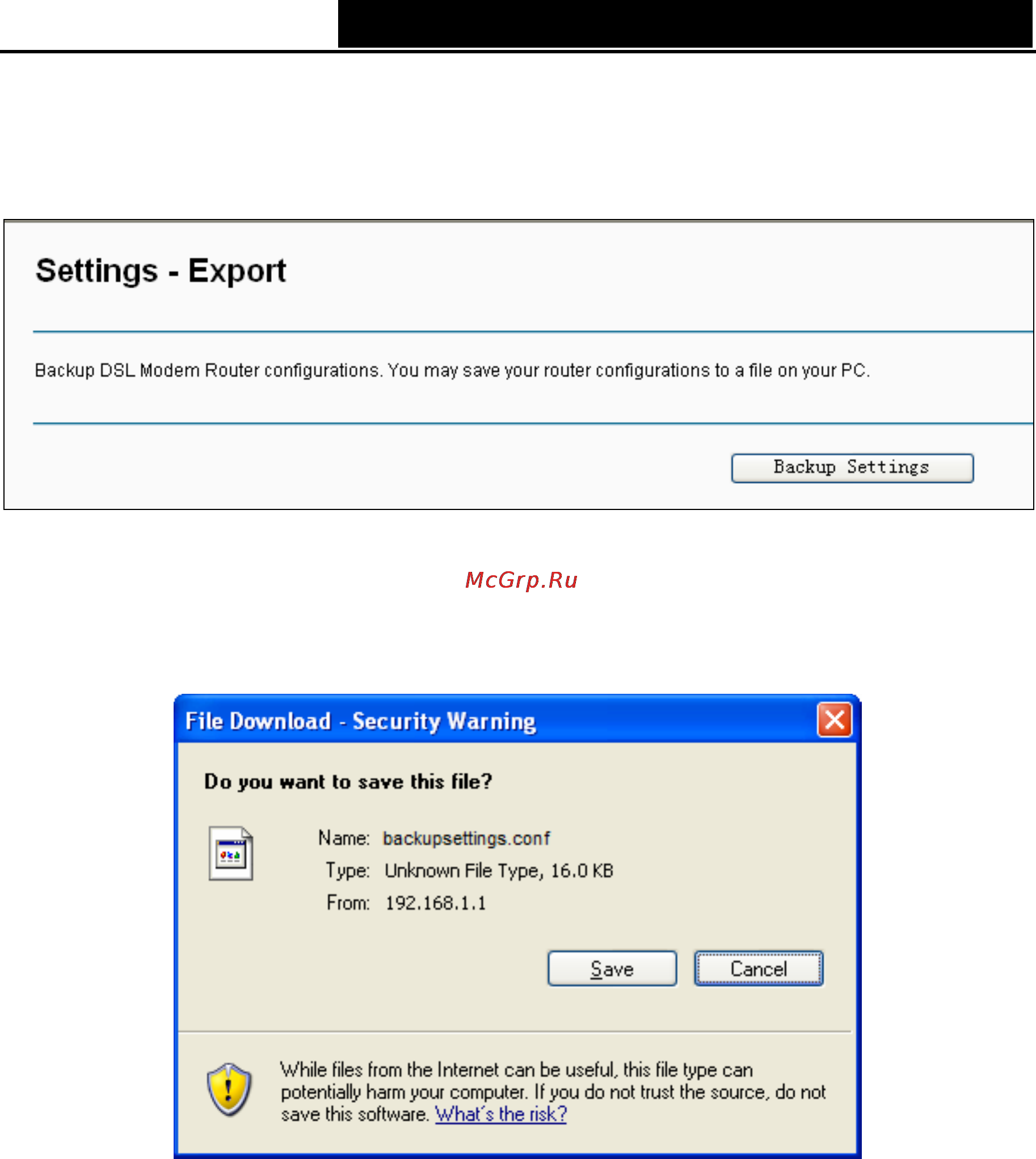 Tp-Link td-w8950n [81/98] Export