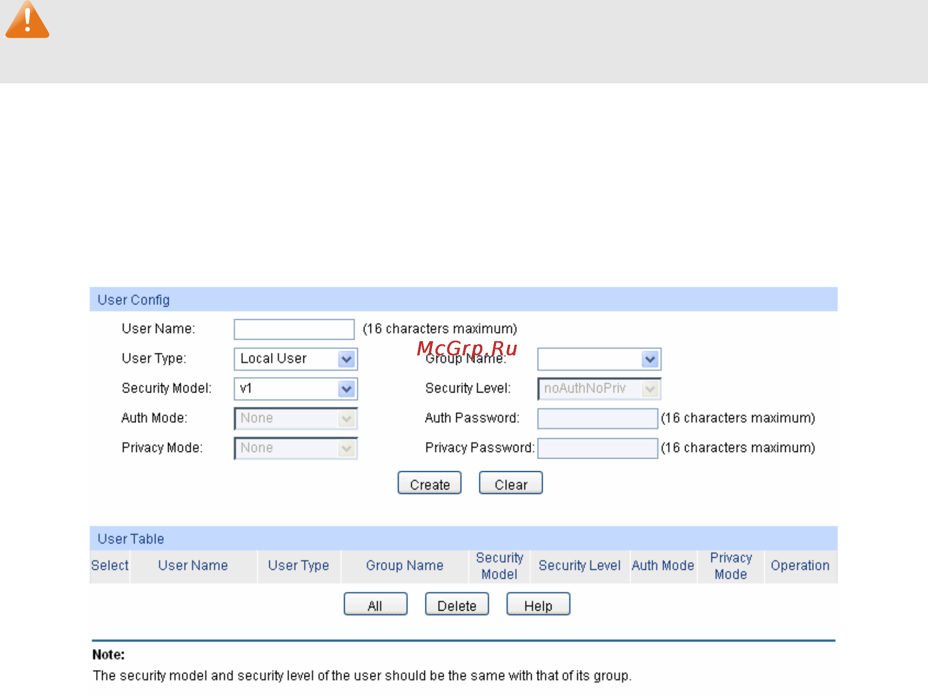 Tp-Link tl-sg5428 [187/253] Snmp user