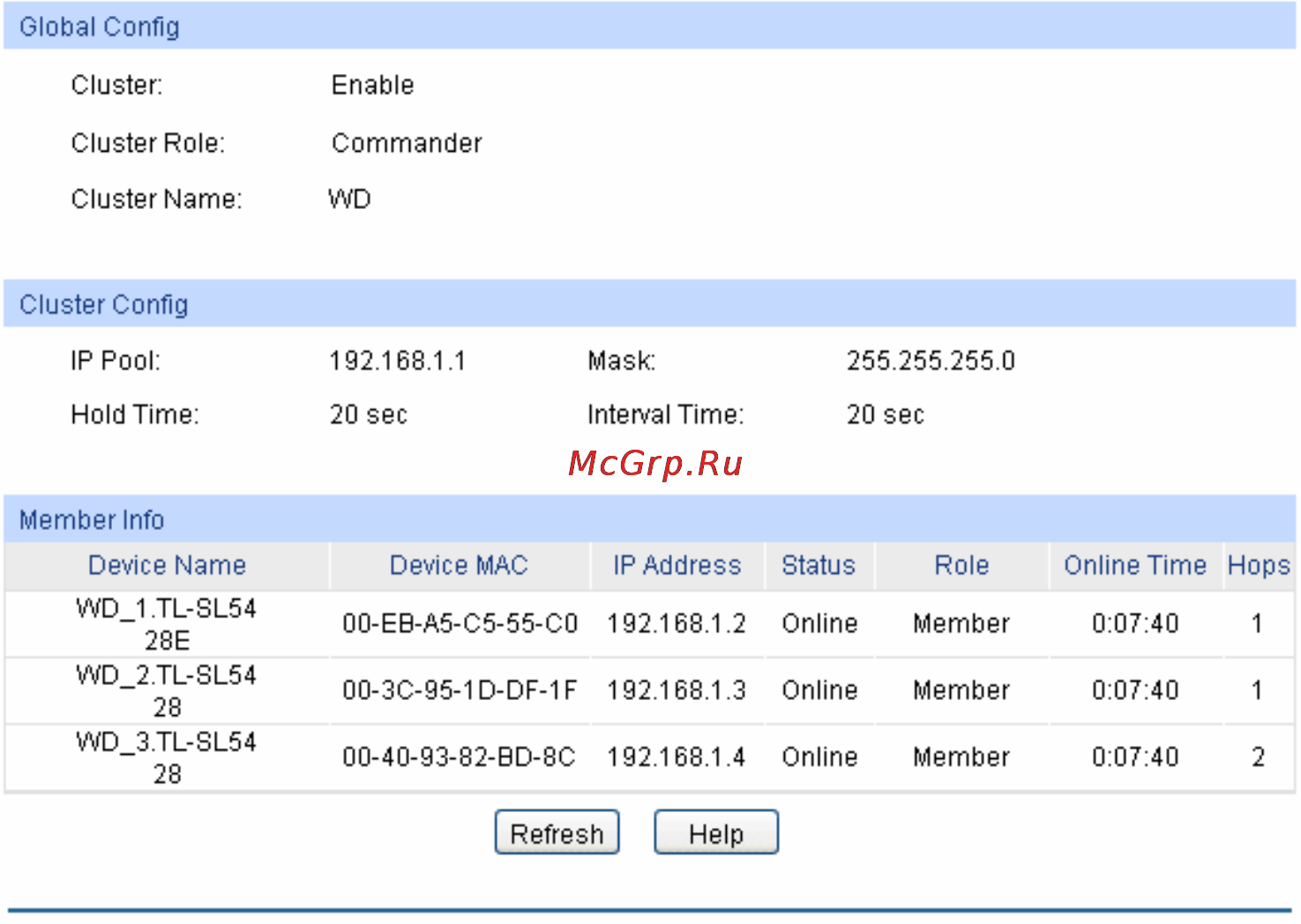 Tp-Link tl-sg5428 [217/253] The following entries are displayed on this screen