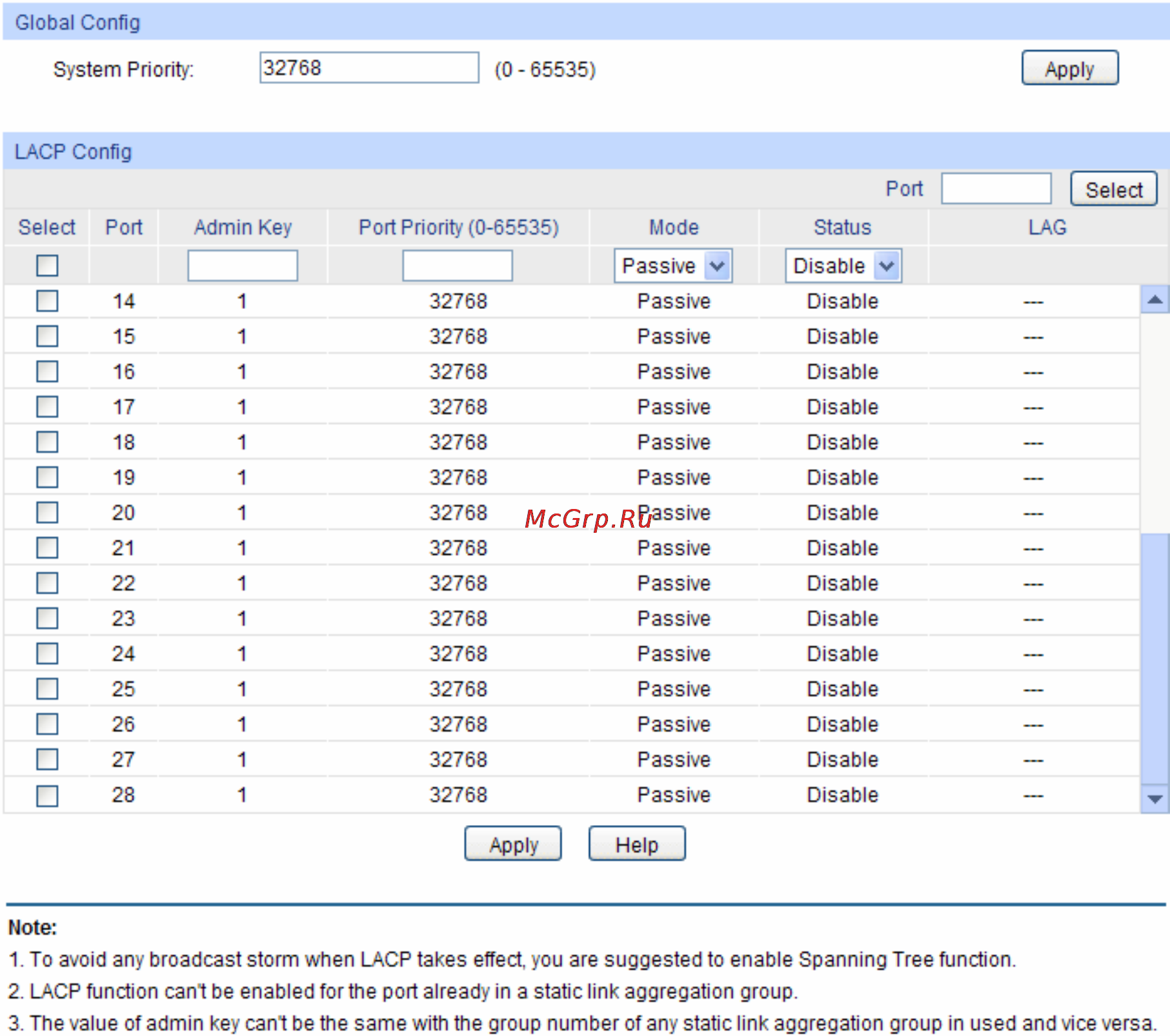 Tp-Link tl-sg5428 [51/253] The following entries are displayed on this screen