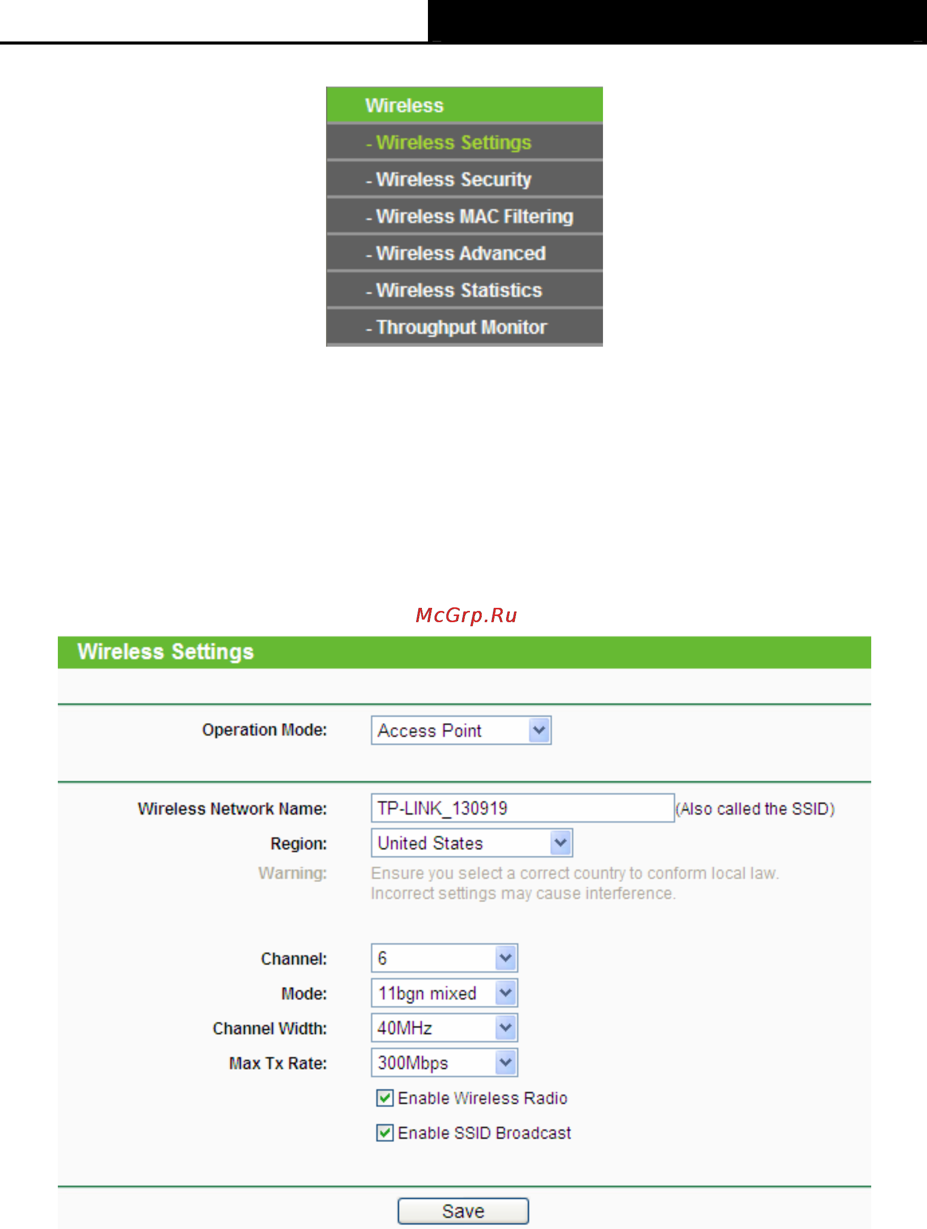 Tp-Link wa801nd [32/81] Wireless settings