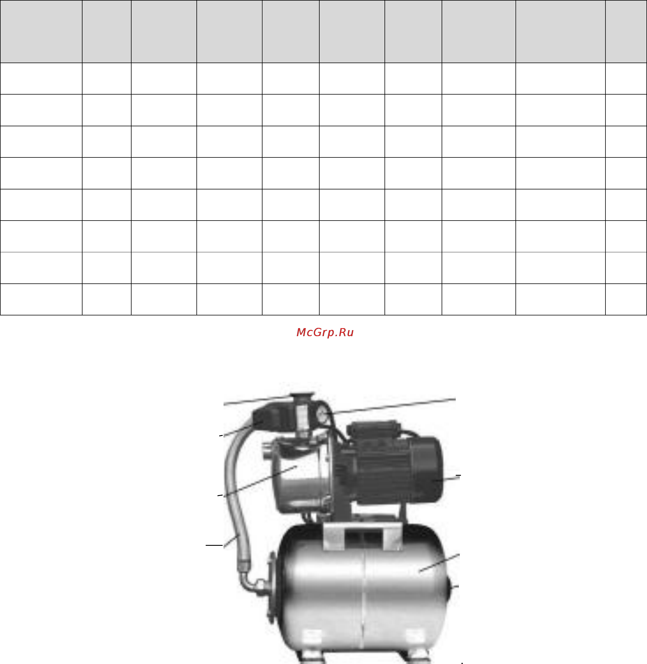 Aurora AGP 800-25 INOX PLUS Инструкция по эксплуатации онлайн [3/6] 166044