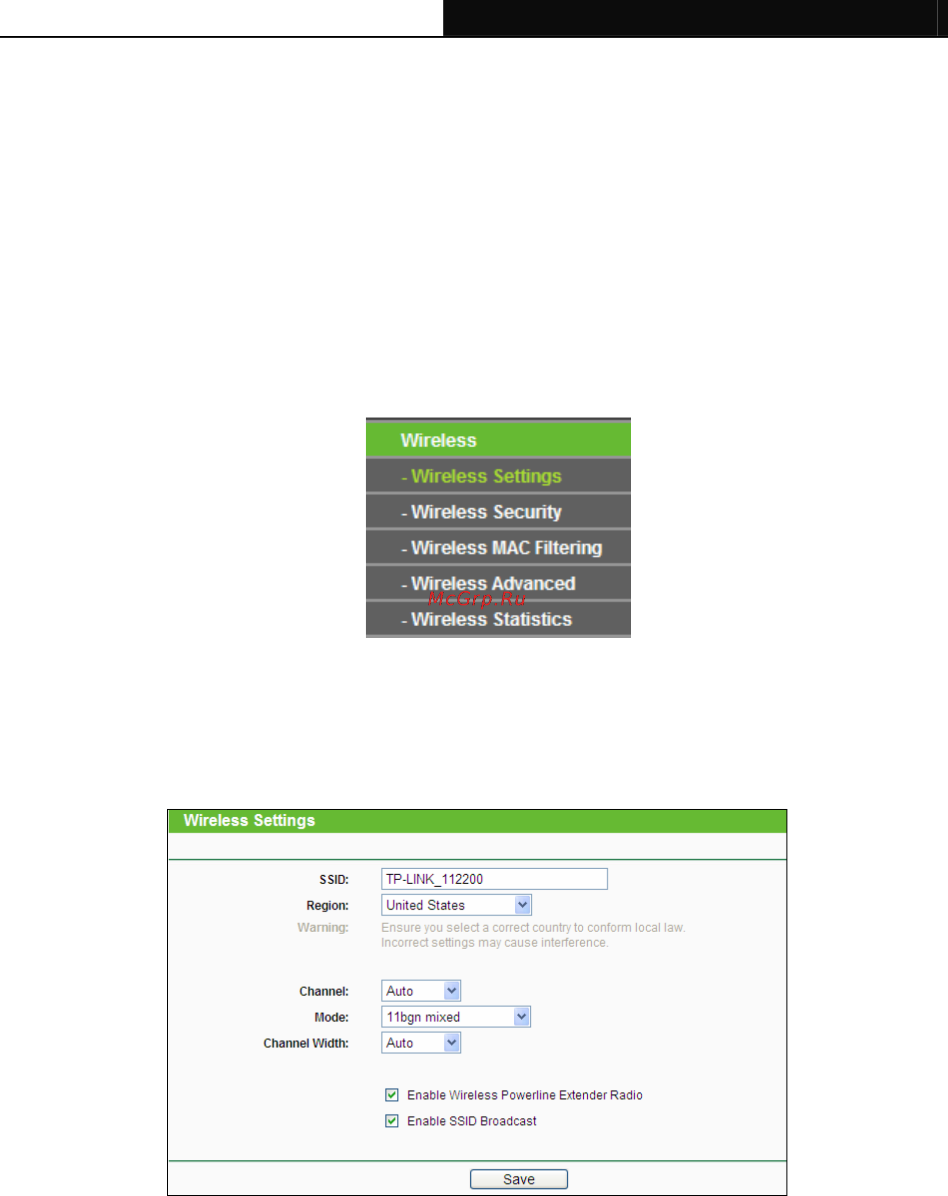Tp-Link tl-wpa2220kit [22/47] Wireless settings