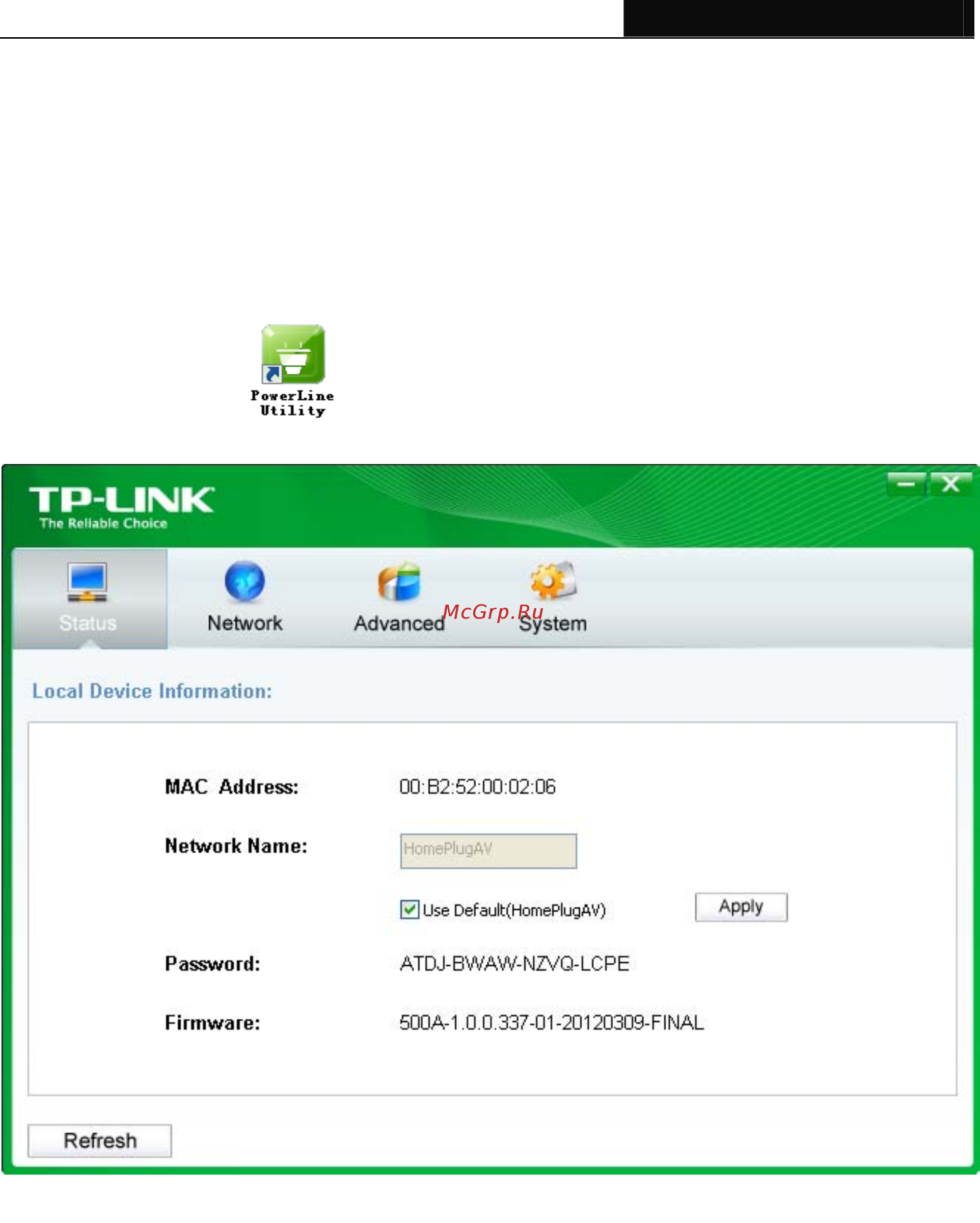 Tp-Link TL-PA4010 KIT V1 [19/29] Status