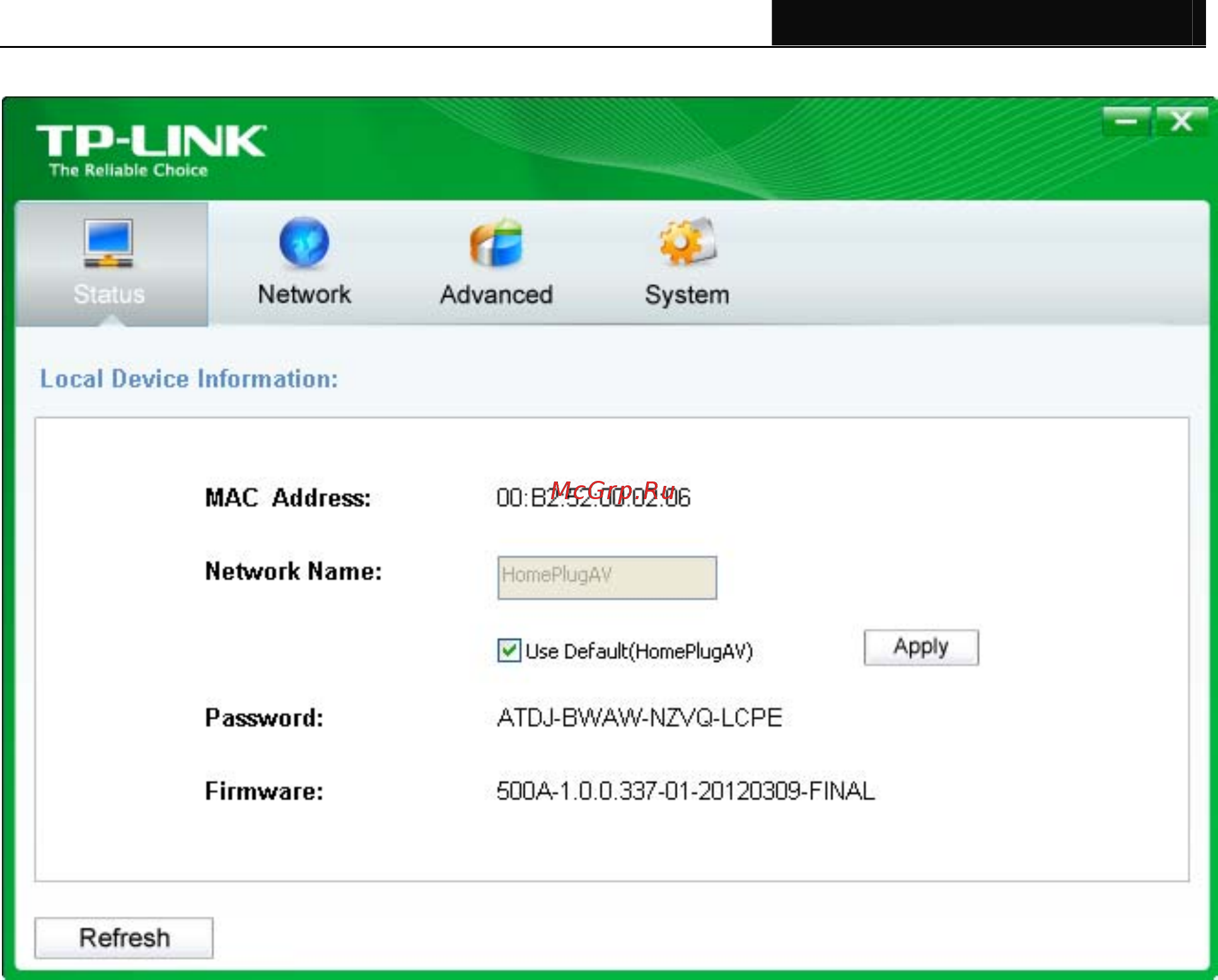 Tp-Link TL-PA4010 KIT V1 [20/29] Set local device s network name