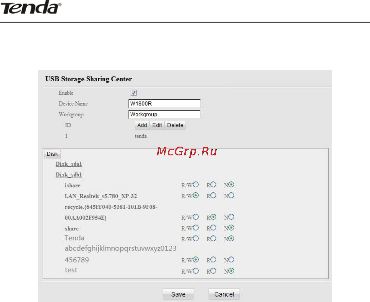 Tenda w1800r [94/135] Usb printing