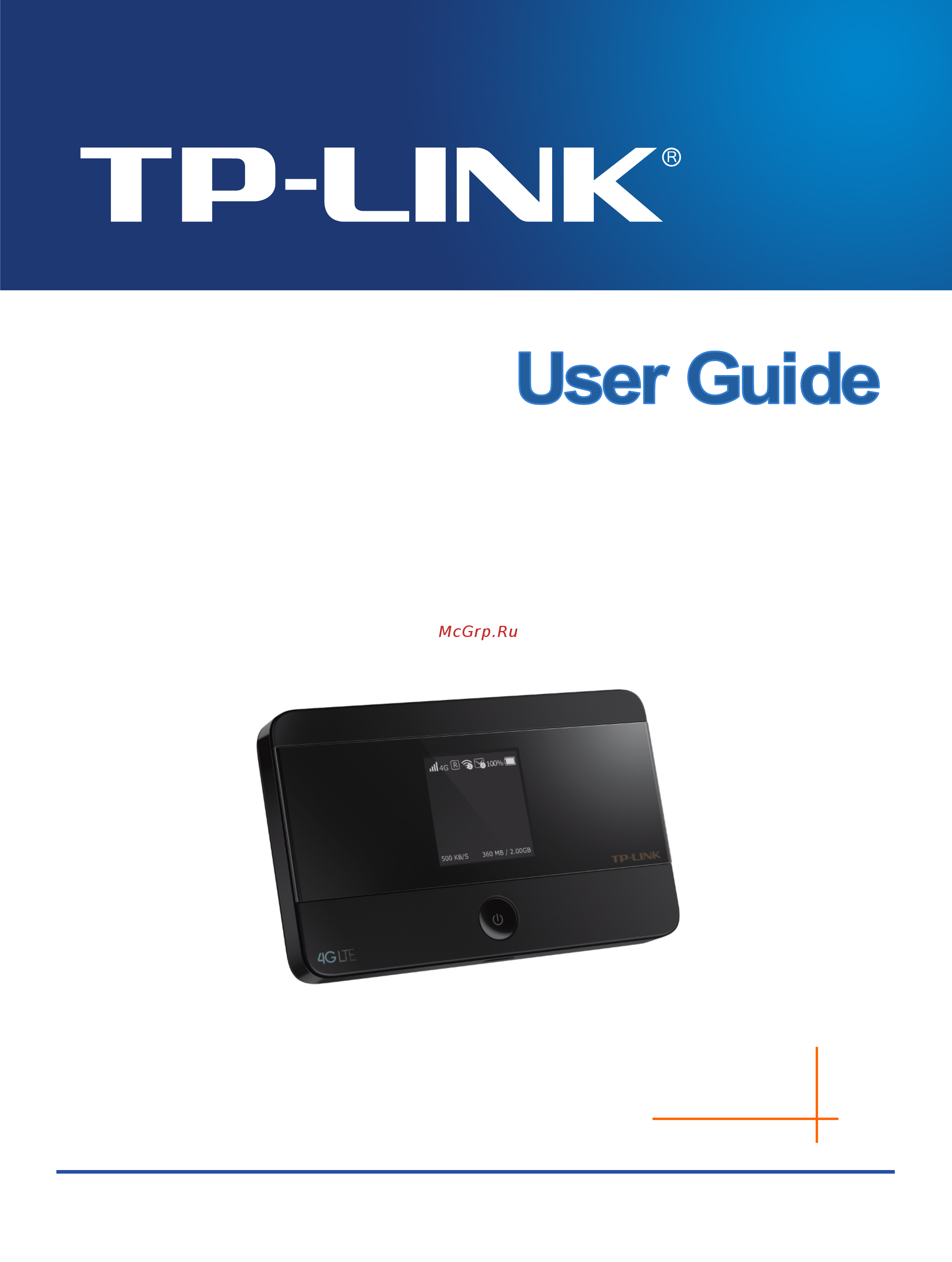 Tp-Link m7350 Инструкция по эксплуатации онлайн