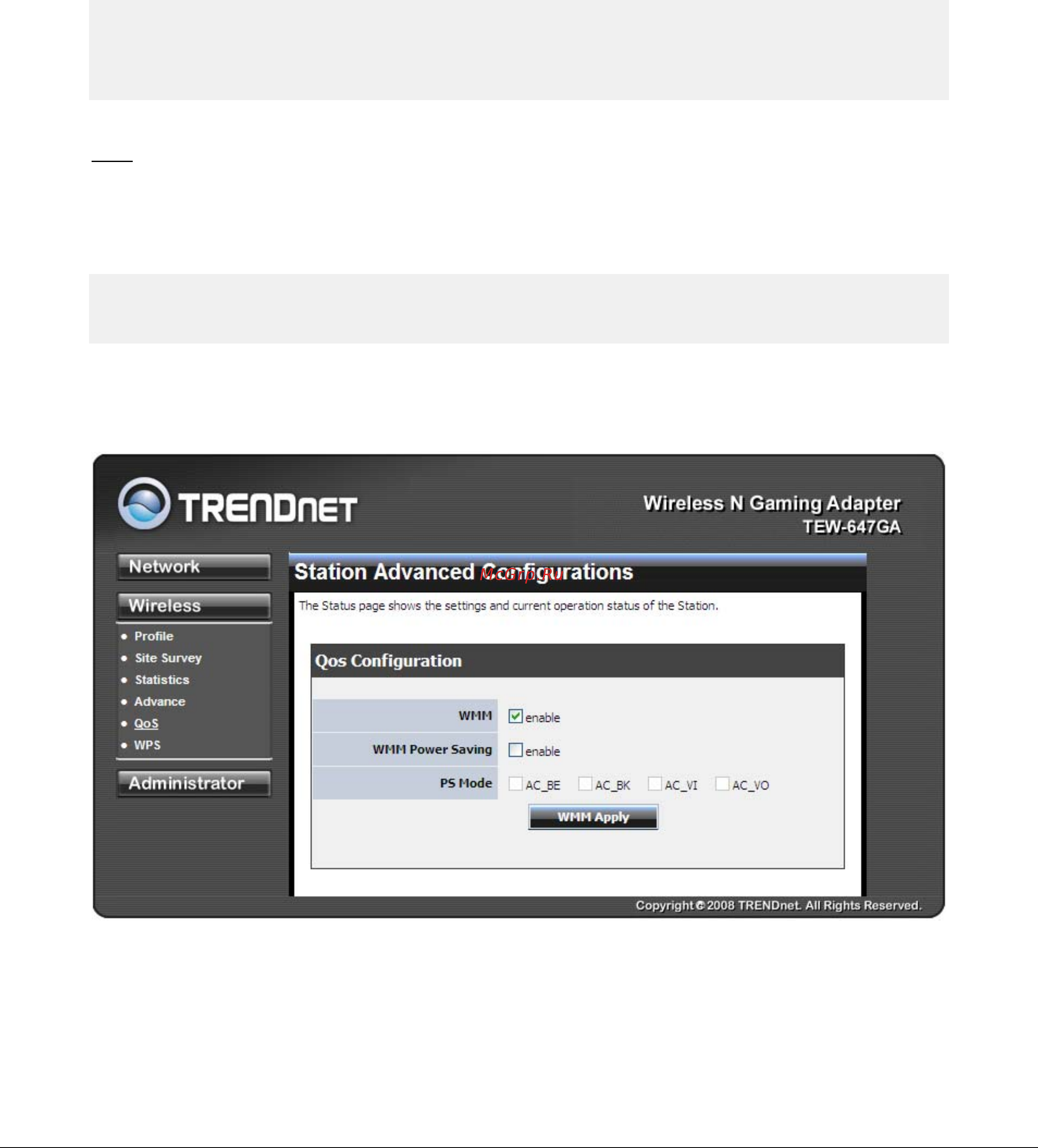 Trendnet TEW-647GA [31/60] Wmm wireless multi media