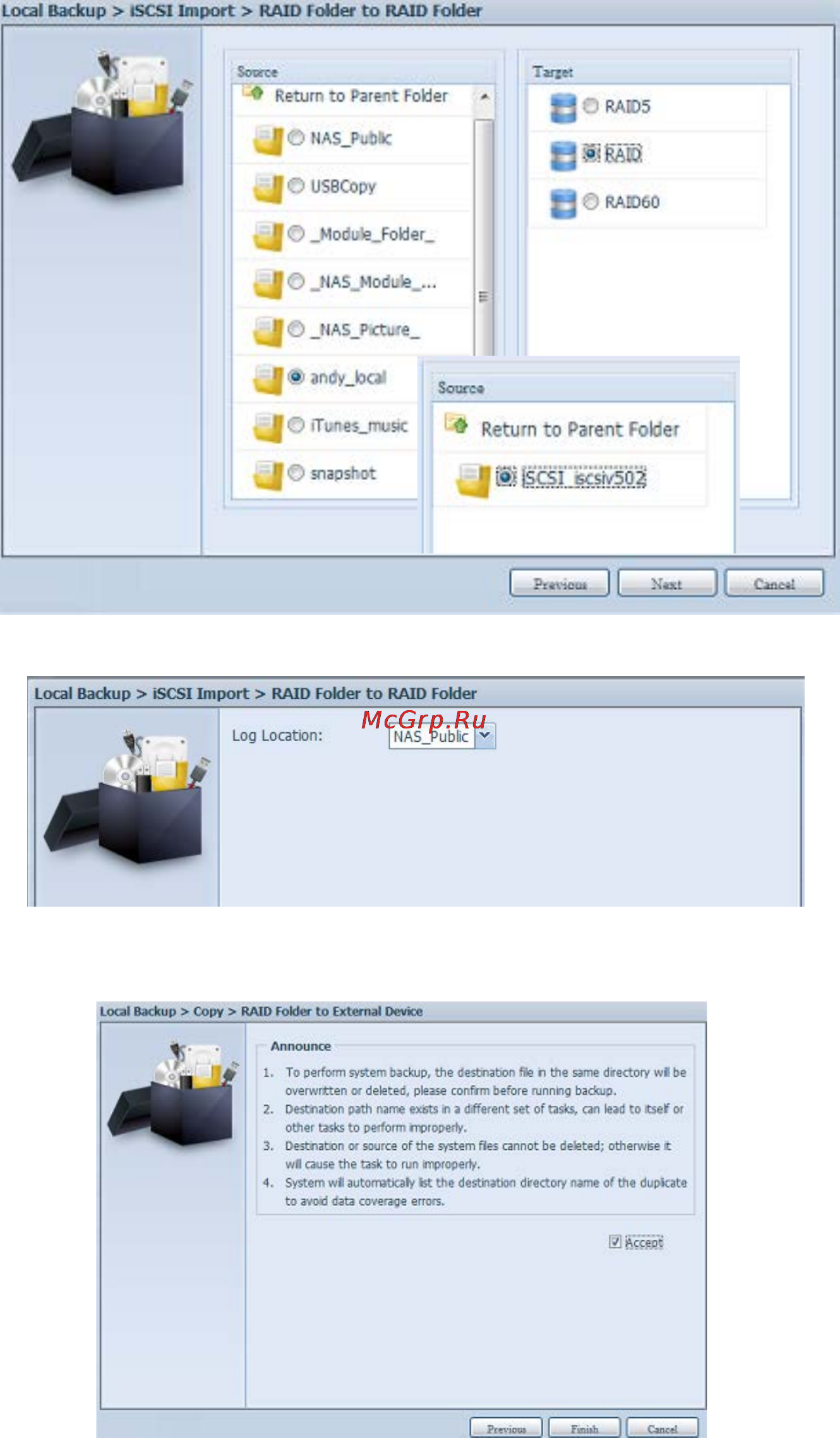 Thecus N2800 NAS Server Инструкция по эксплуатации онлайн [170/182] 167377