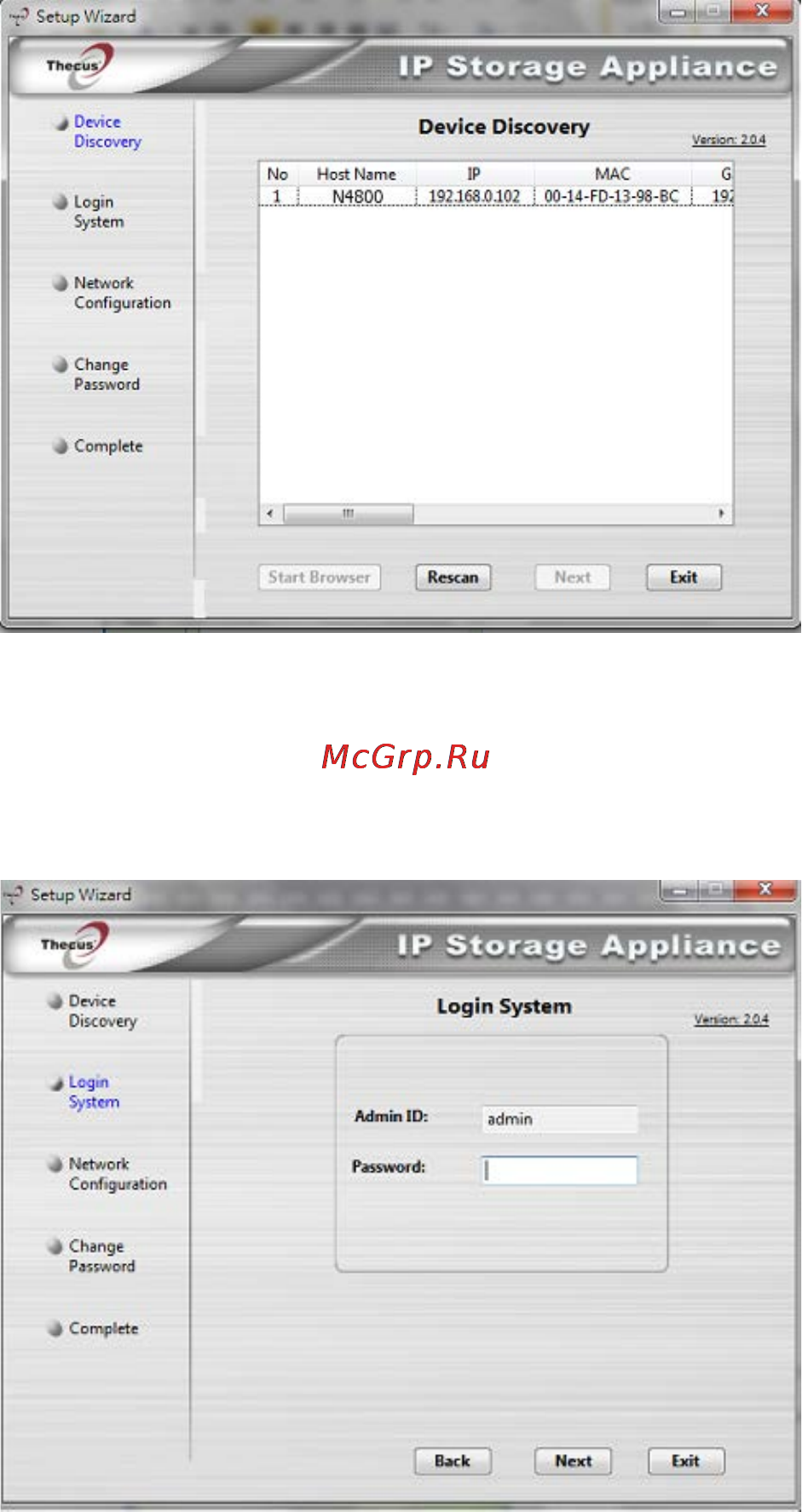 Thecus N2800 NAS Server Инструкция по эксплуатации онлайн [18/182] 167377