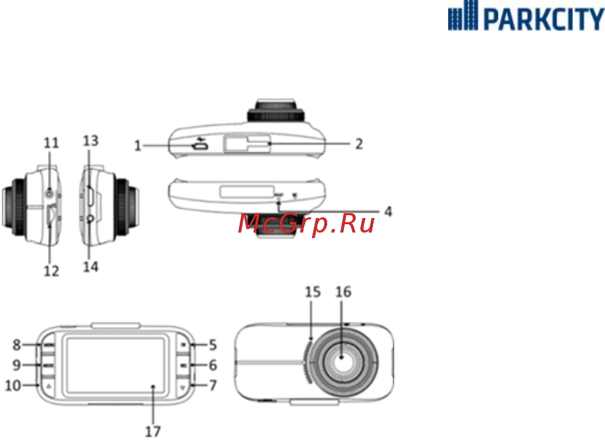 Parkcity 720 [6/21] Внешний вид и органы управления