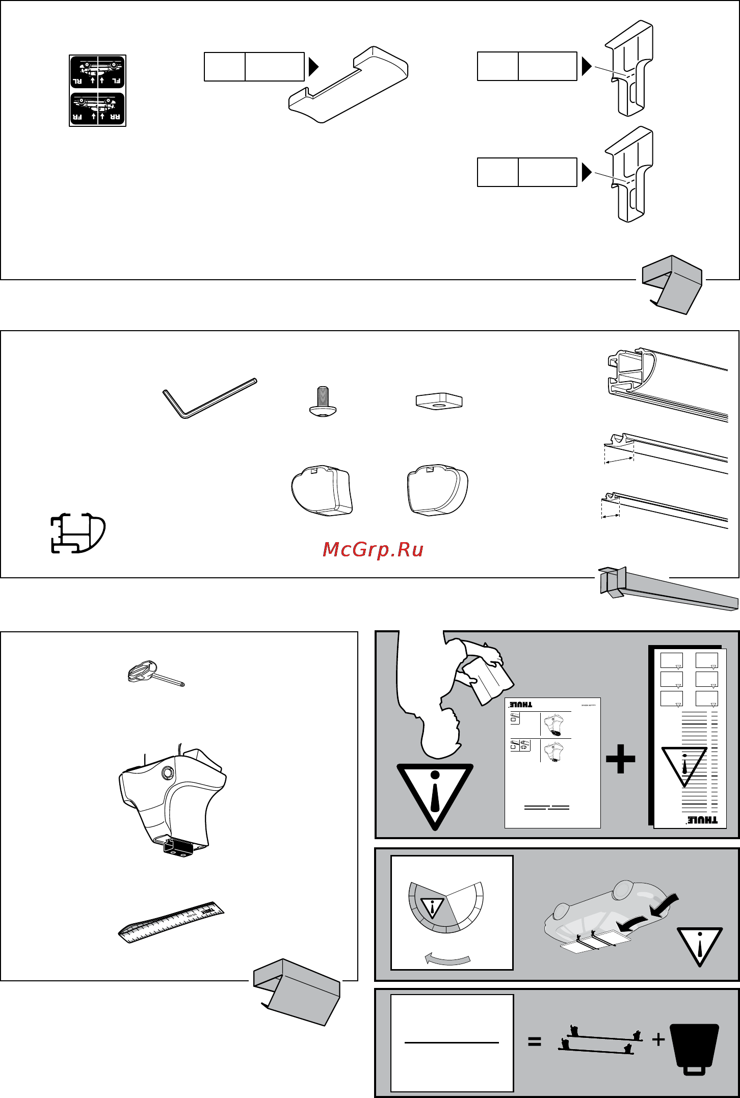 Thule 754, 1448 [15/16] Instructions
