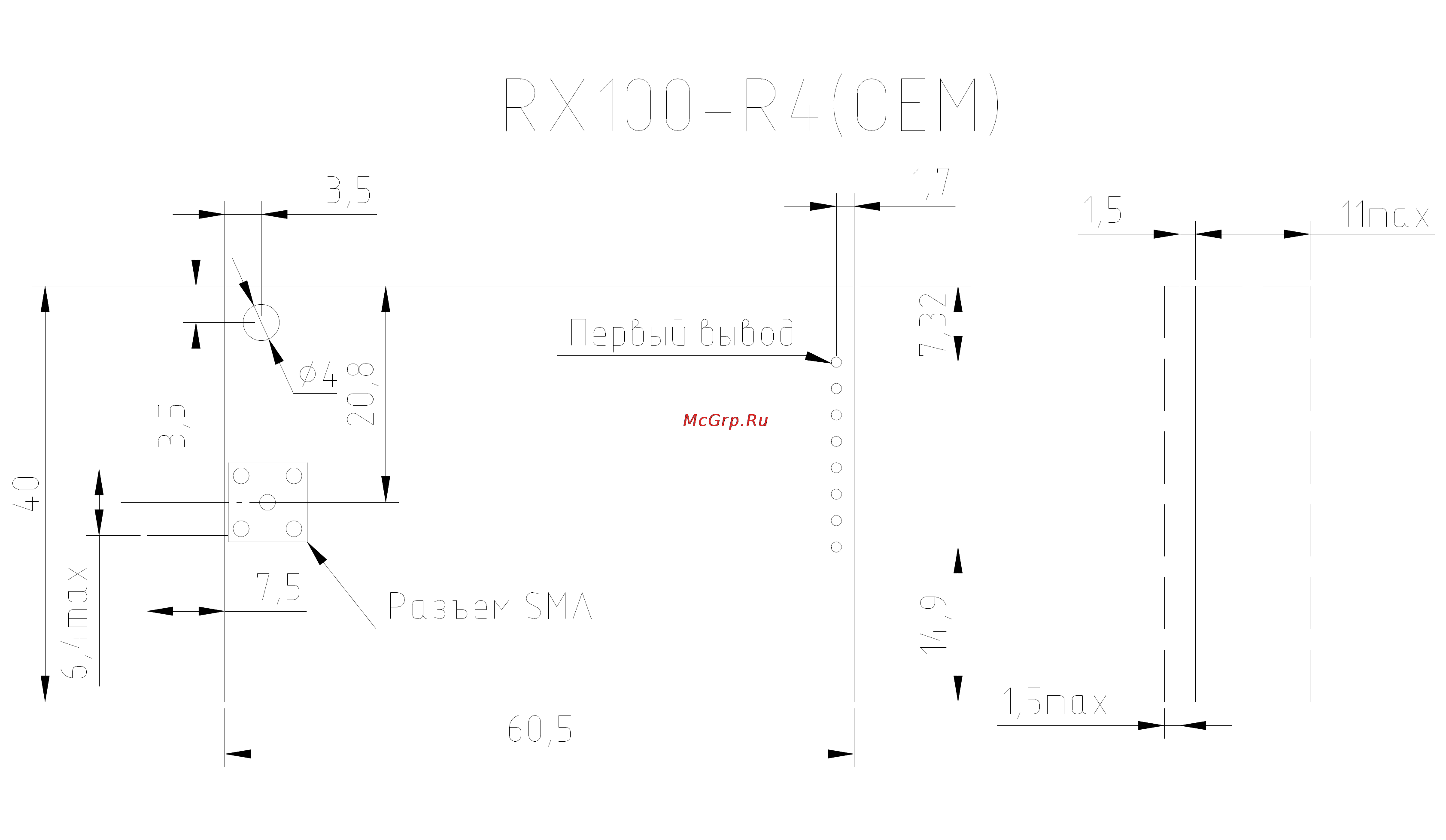 TELEOFIS RX100-R4 (OEM) Схема онлайн