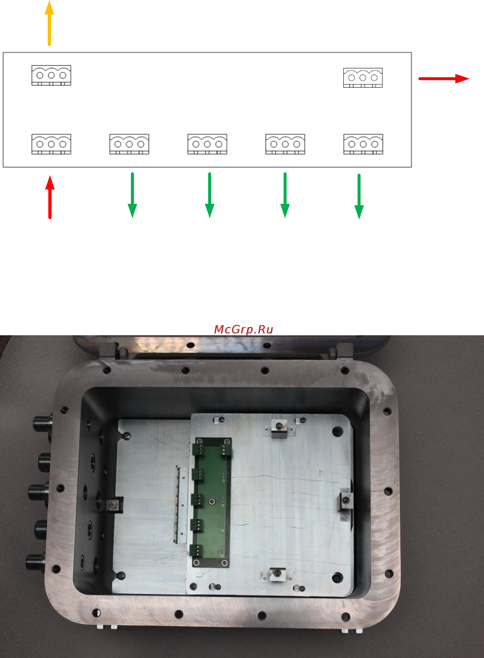 TFortis PSW-2G4F-Ex [10/21] Узел распределения питания 220в