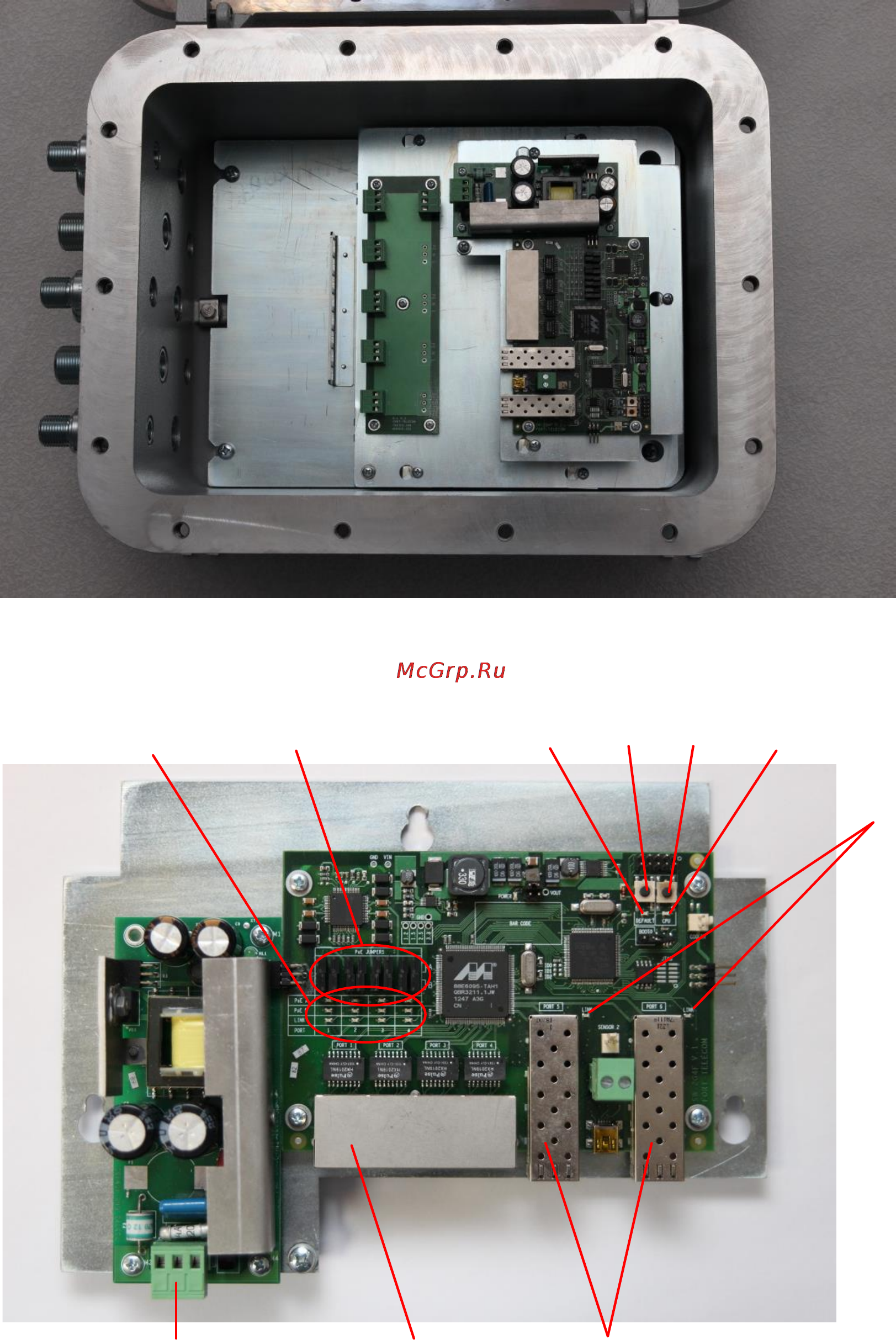 TFortis PSW-2G4F-Ex [11/21] Плата коммутатора