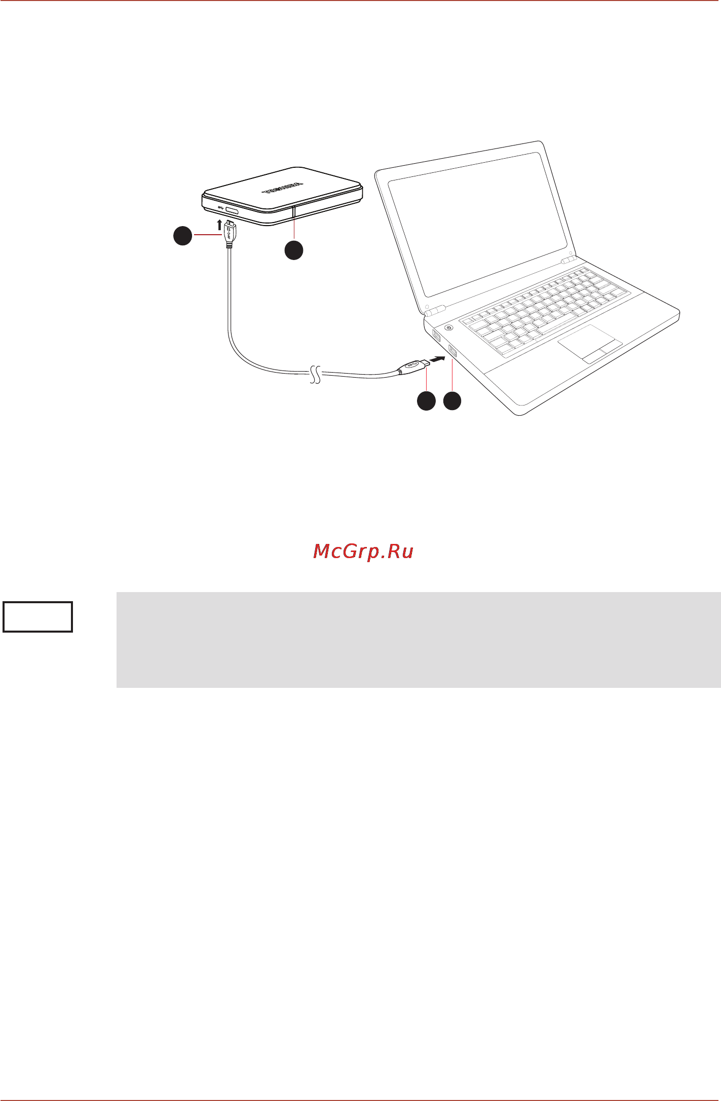 Toshiba stor.e basics, hdtb120ek3ca, 2тб, черный [6/238] Connecting the drive to your computer