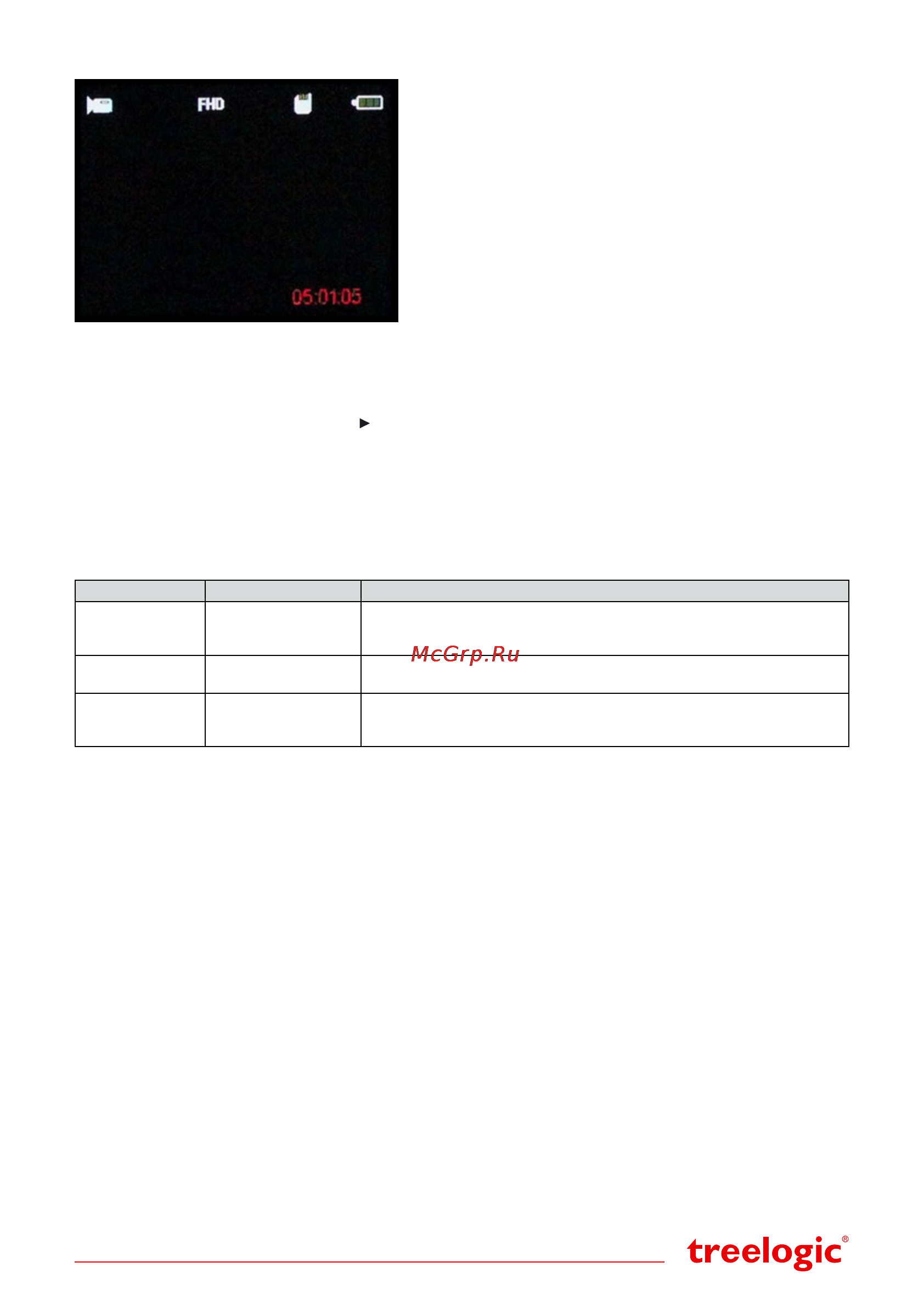 Treelogic TL-DVR 1503 [9/20] Описание основных режимов работы