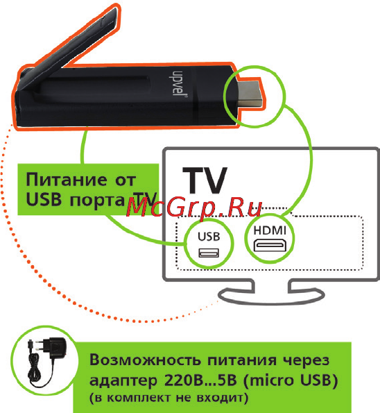 Upvel um-503tm, miracast [4/16] Начало работы