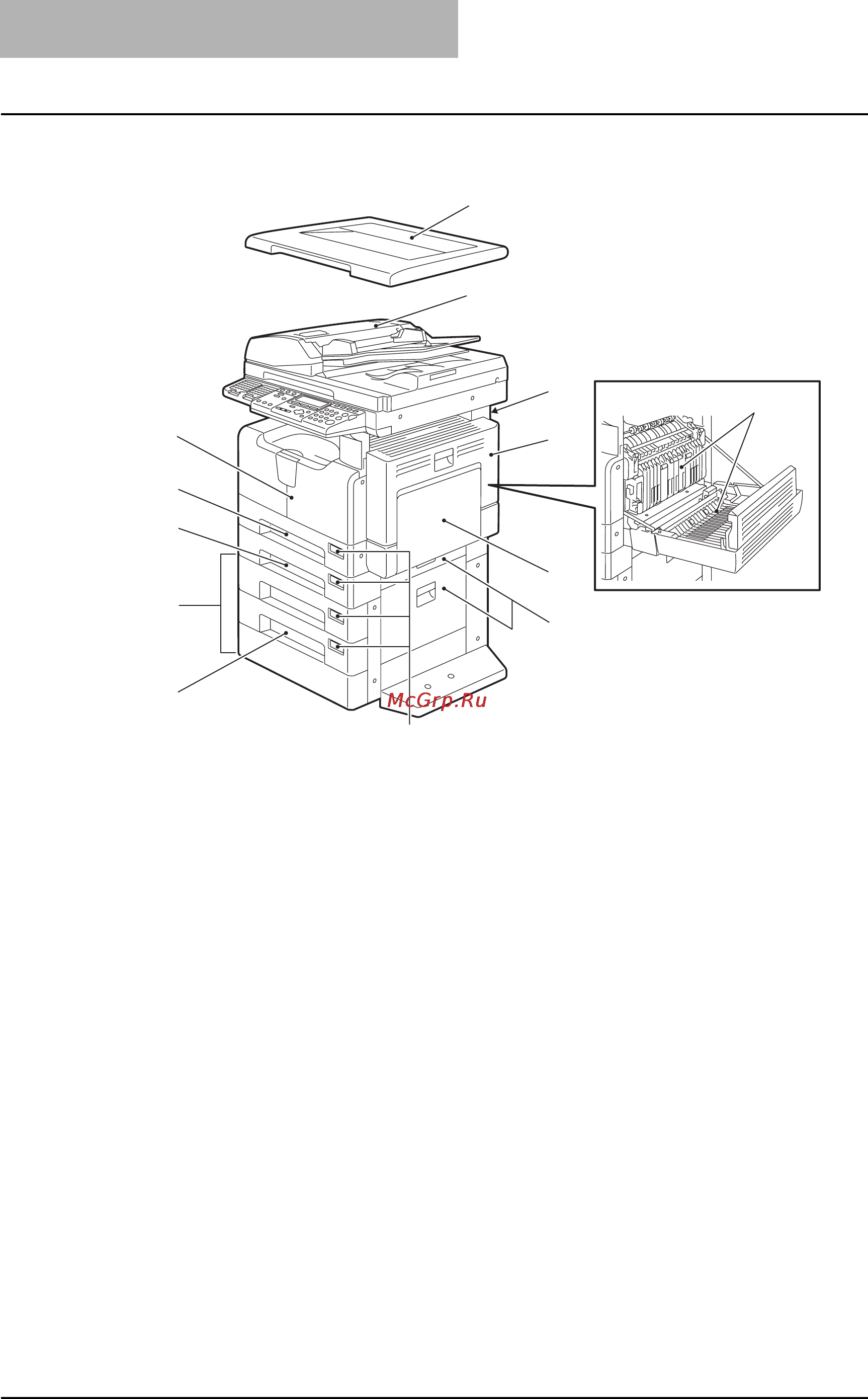 Toshiba e-Studio 195, A3 [32/236] Описание компонентов