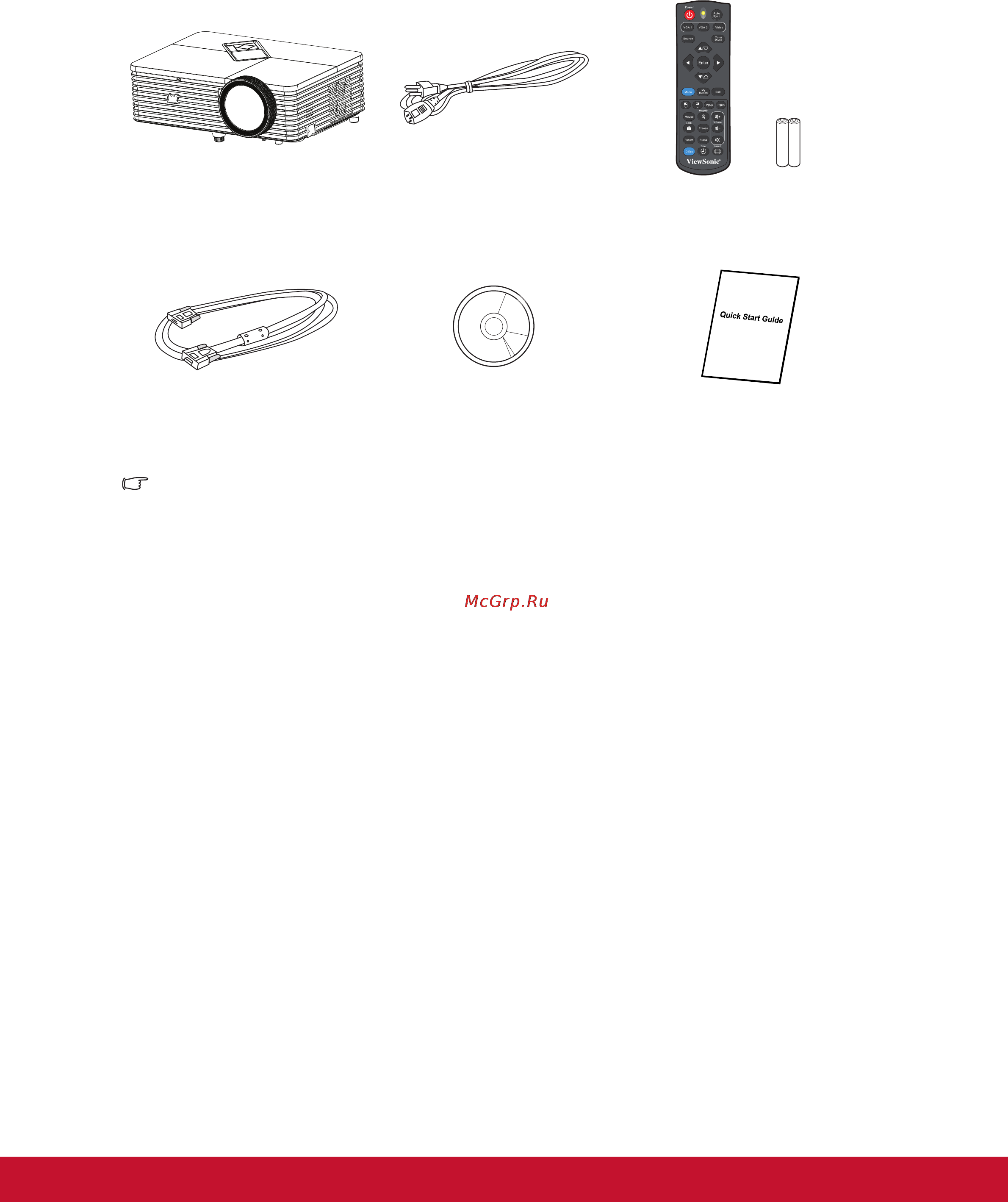Viewsonic pjd5483s [9/55] Êîìïëåêòàöèˇ