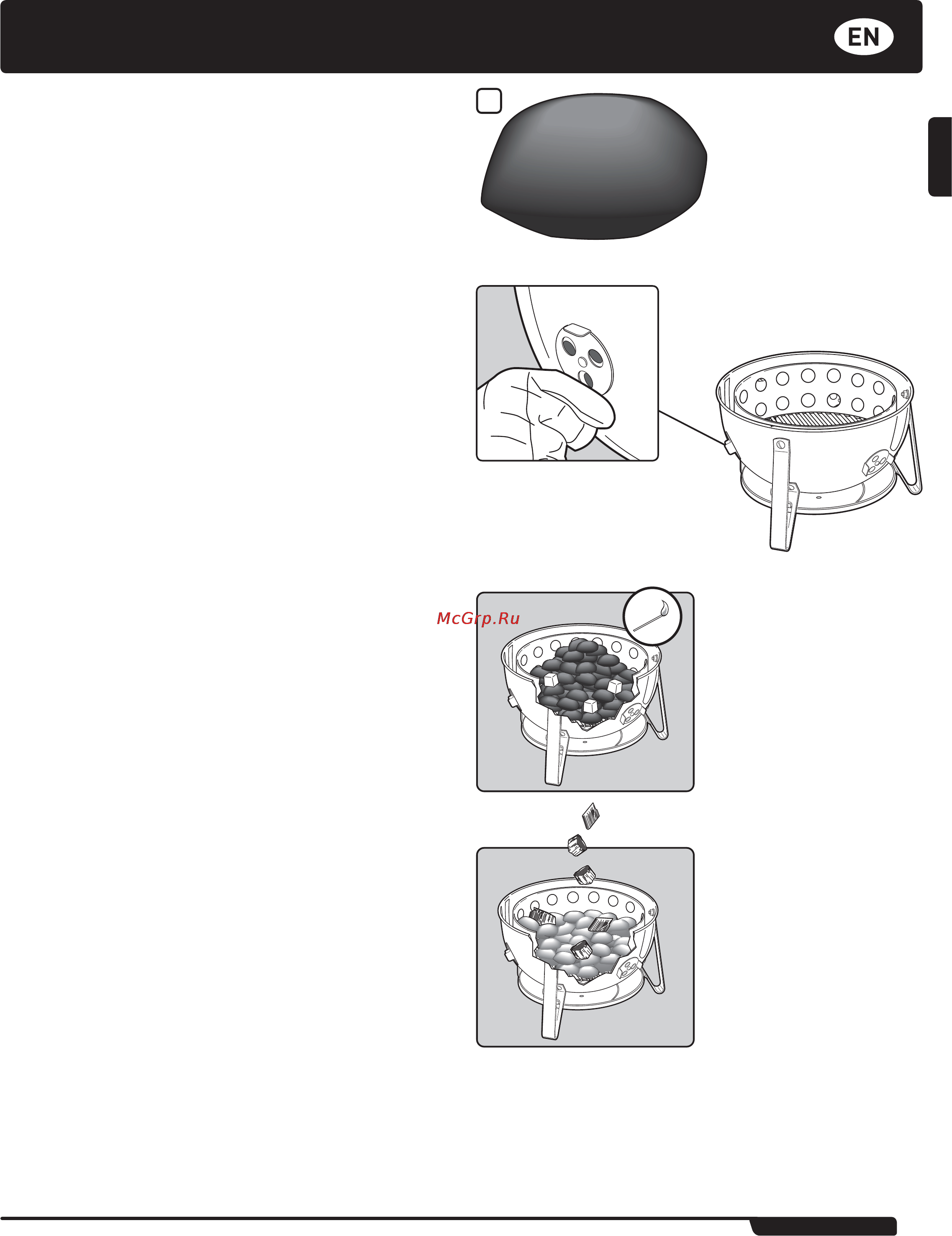 Weber smokey mountain cooker 721004, 47см [7/140] Getting started