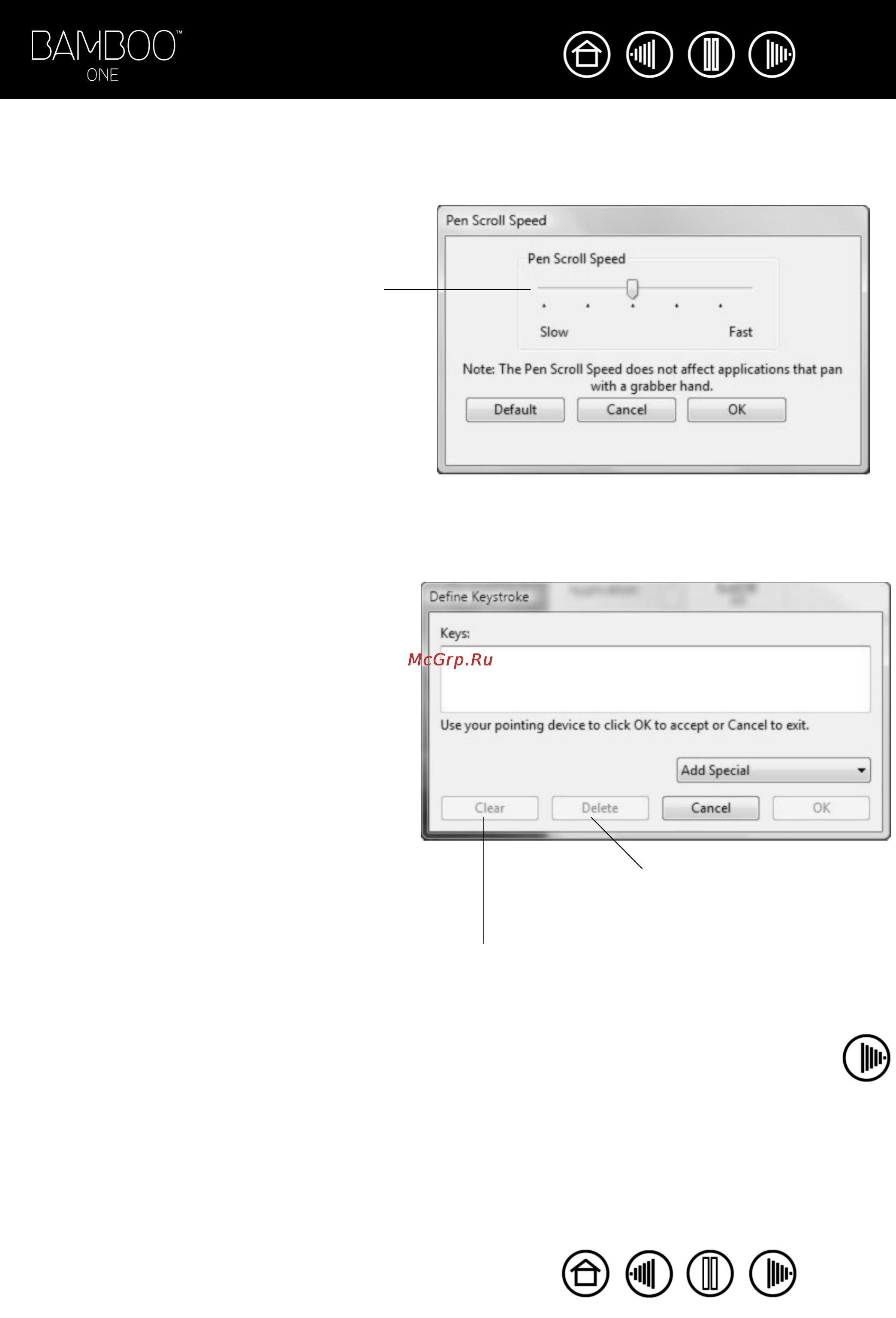Wacom one s [24/55] And then moving the pen tip across the tablet s active area