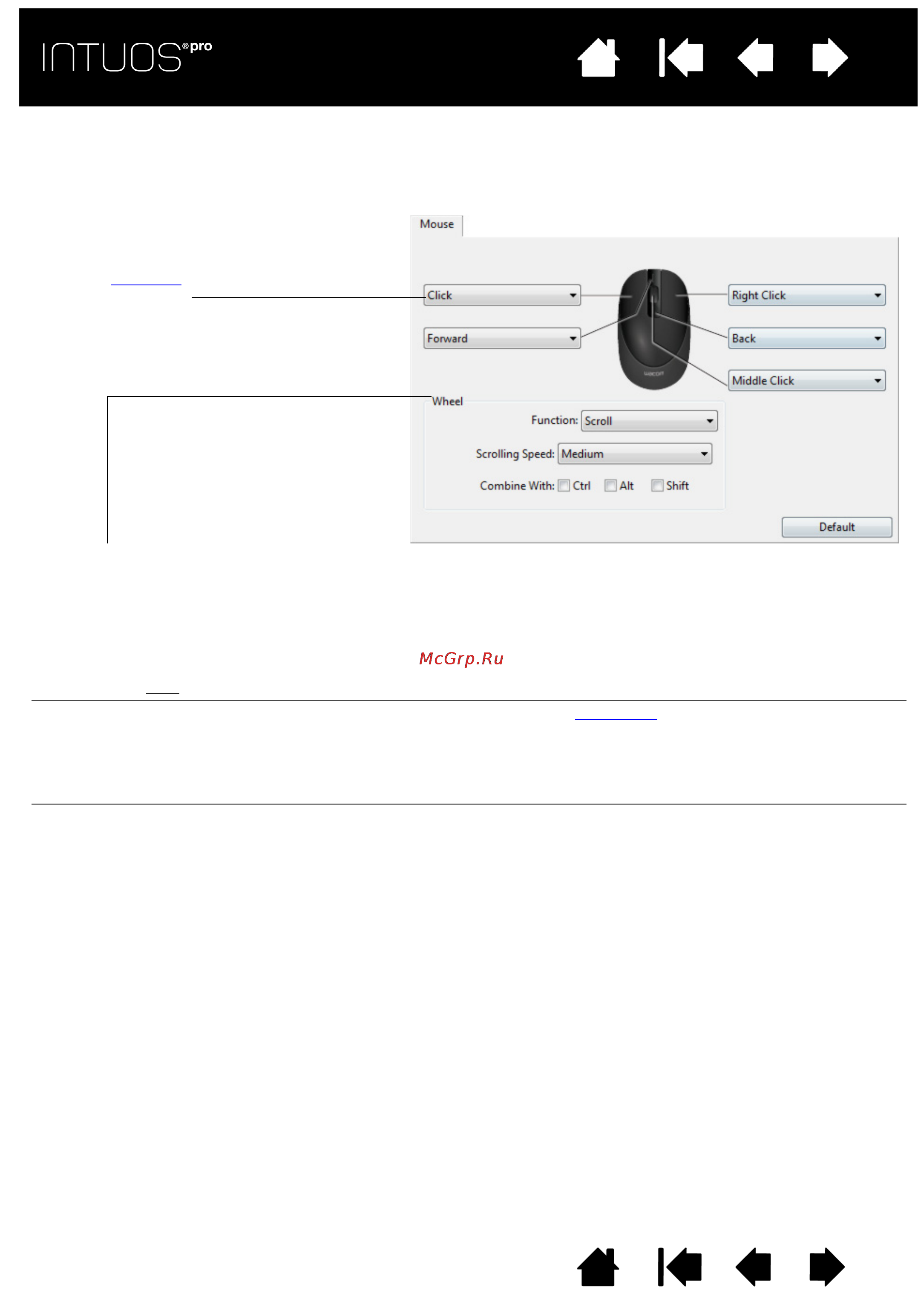 Wacom intuos pro m medium [87/98] Customizing the mouse