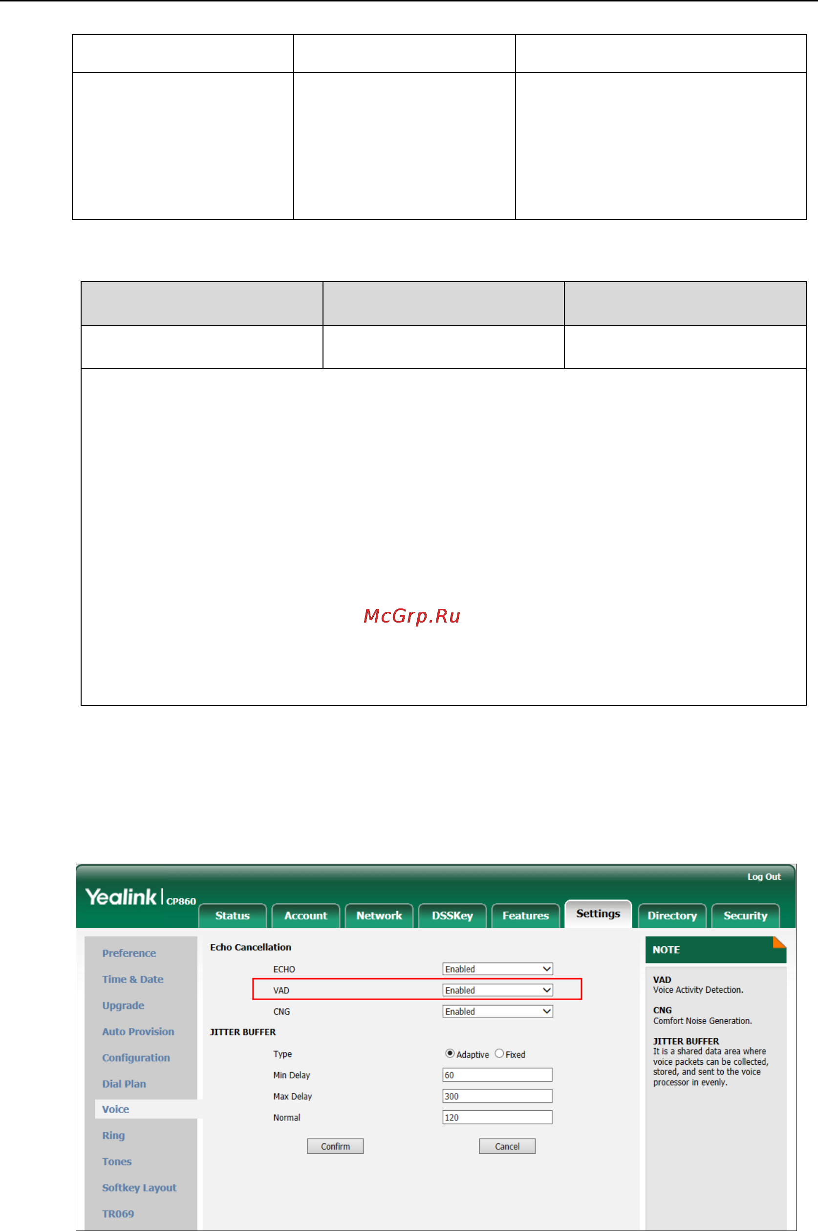 Yealink CP860 [312/417] Details of the configuration parameter