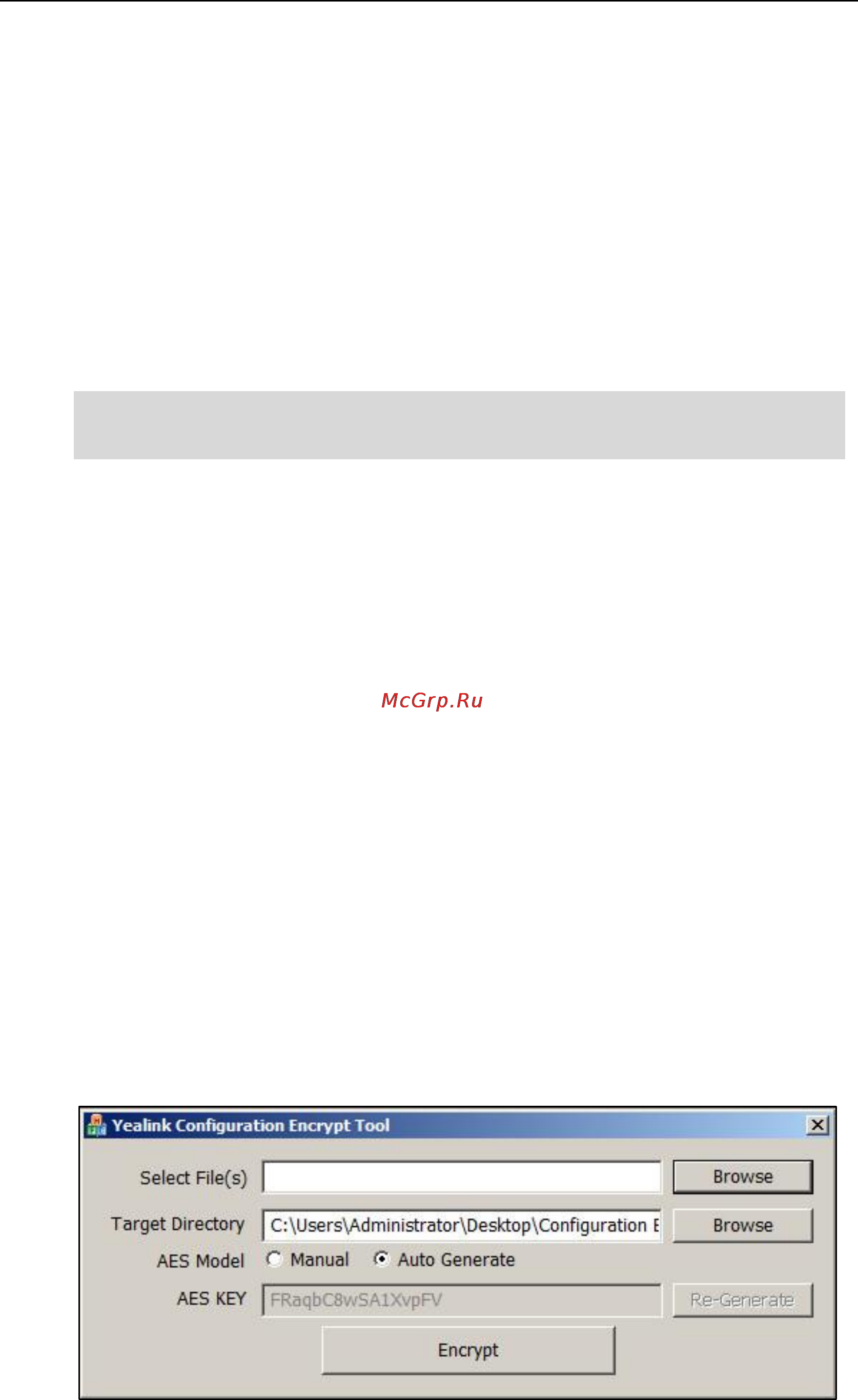 Yealink CP860 [329/417] Procedure to encrypt configuration files