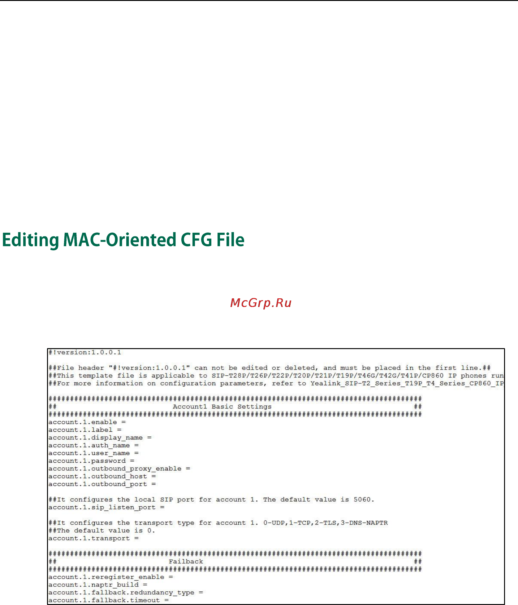 Yealink CP860 [17/294] Editing mac oriented cfg file