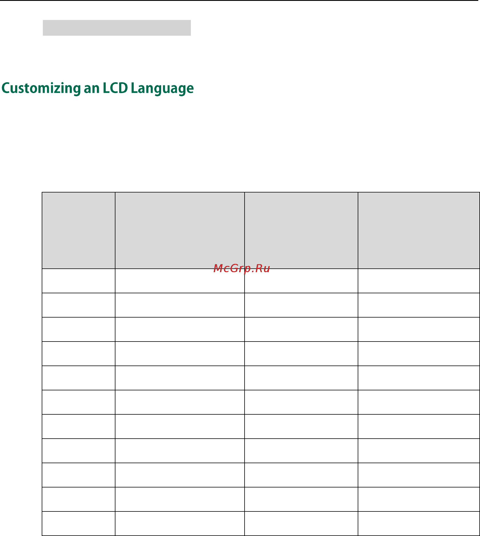 Yealink CP860 [25/294] Customizing an lcd language
