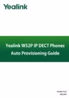 Yealink W52H Инструкция по работе с сервером Autoprovision