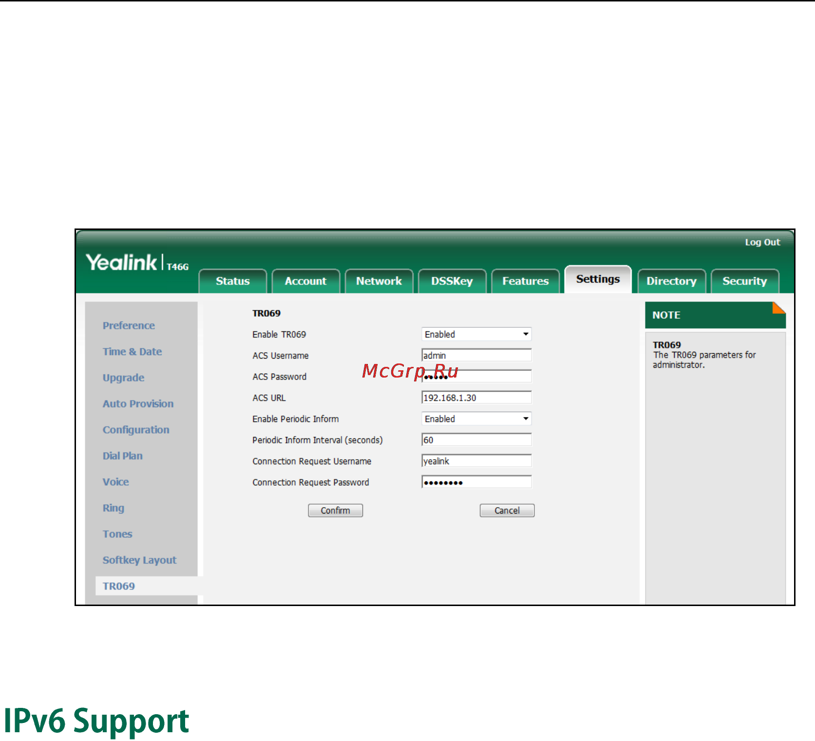 Yealink SIP-T42G [201/465] Ipv6 address assignment method