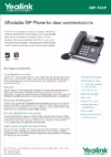 Yealink SIP-T41P Технические характеристики