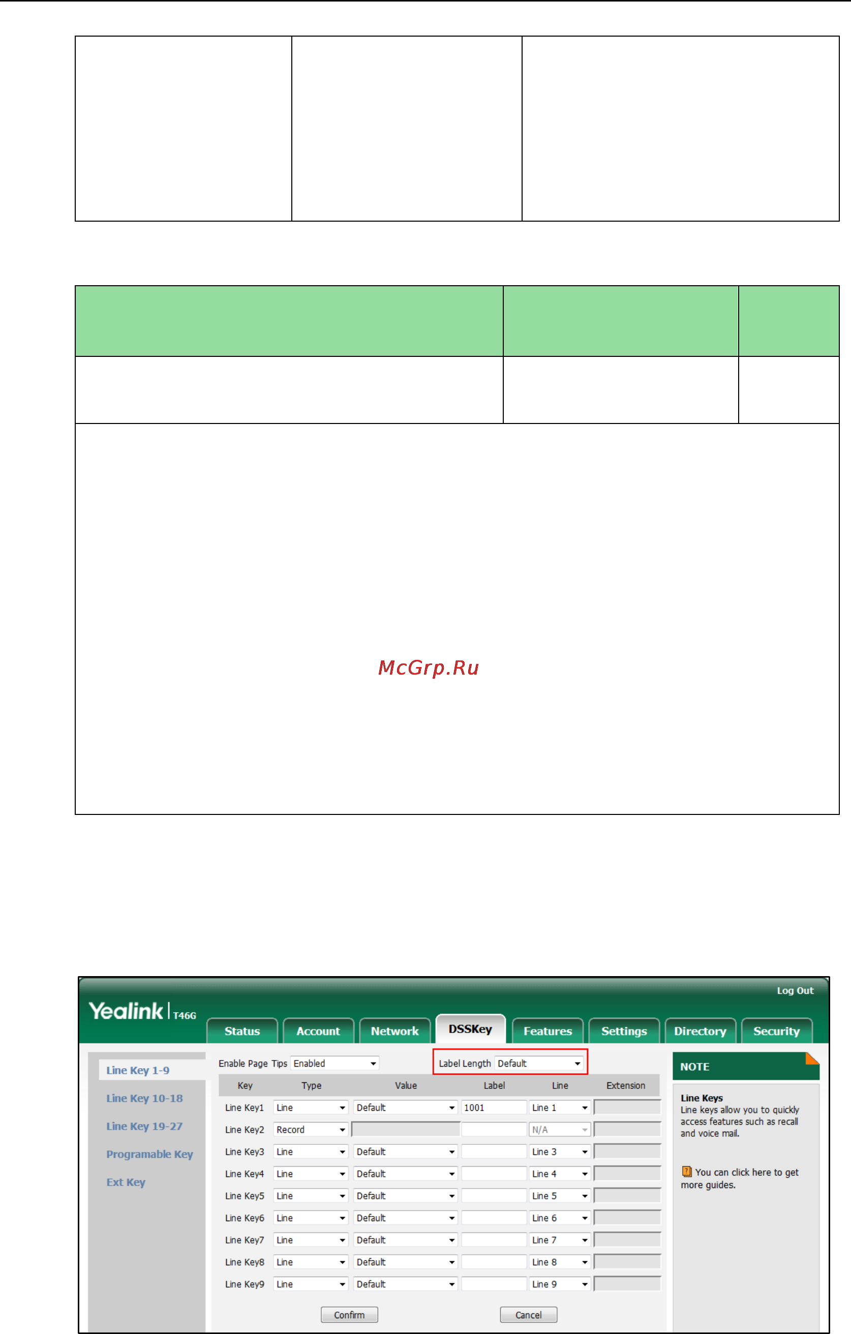 Yealink SIP-T23P [127/841] Details of the configuration parameter