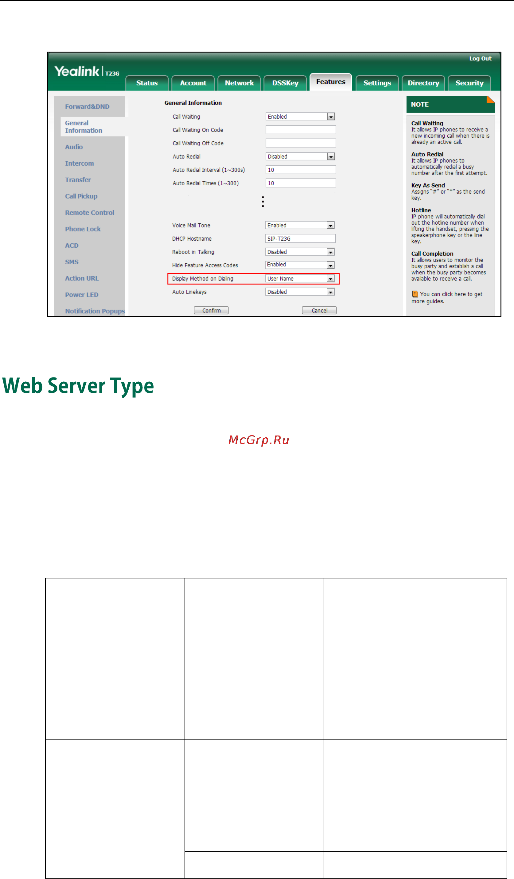 Yealink SIP-T27P [144/841] Procedure