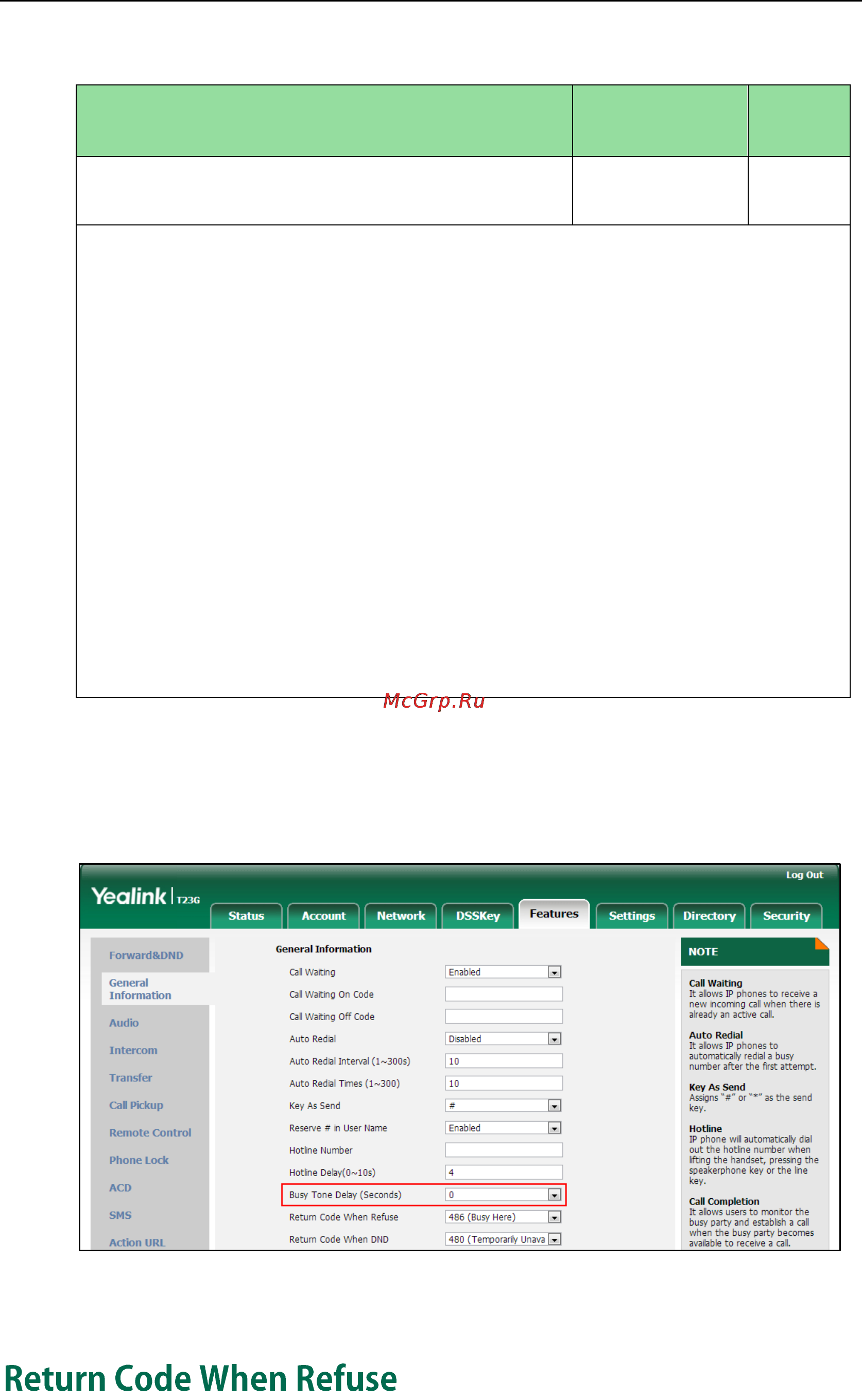 Yealink SIP-T27P [283/841] Details of the configuration parameter