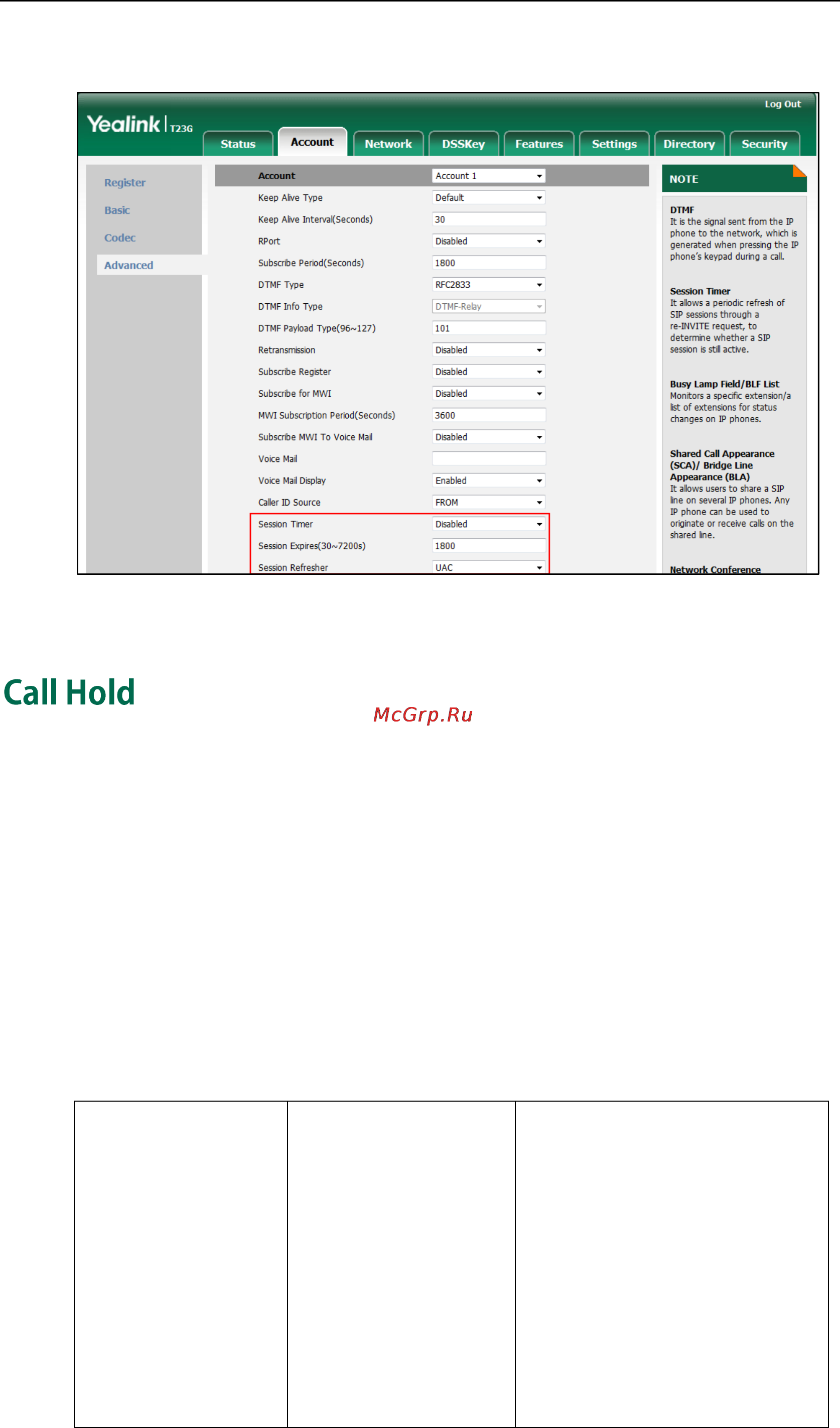Yealink SIP-T27P [294/841] Procedure