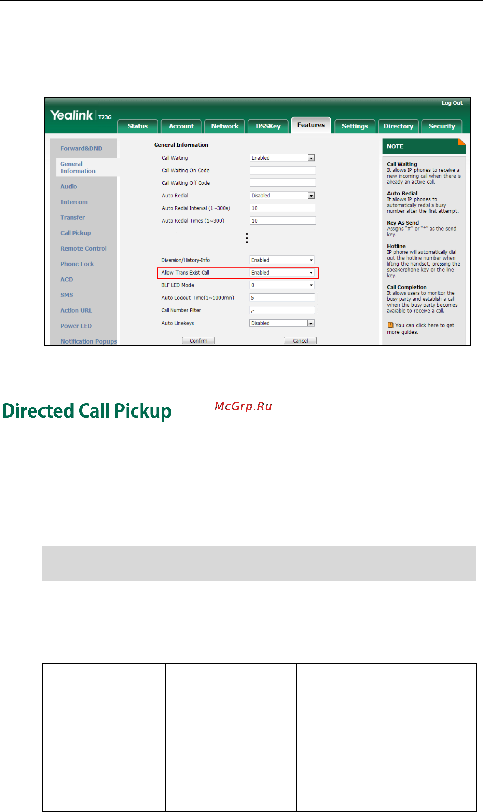 Yealink SIP-T27P [332/841] Procedure