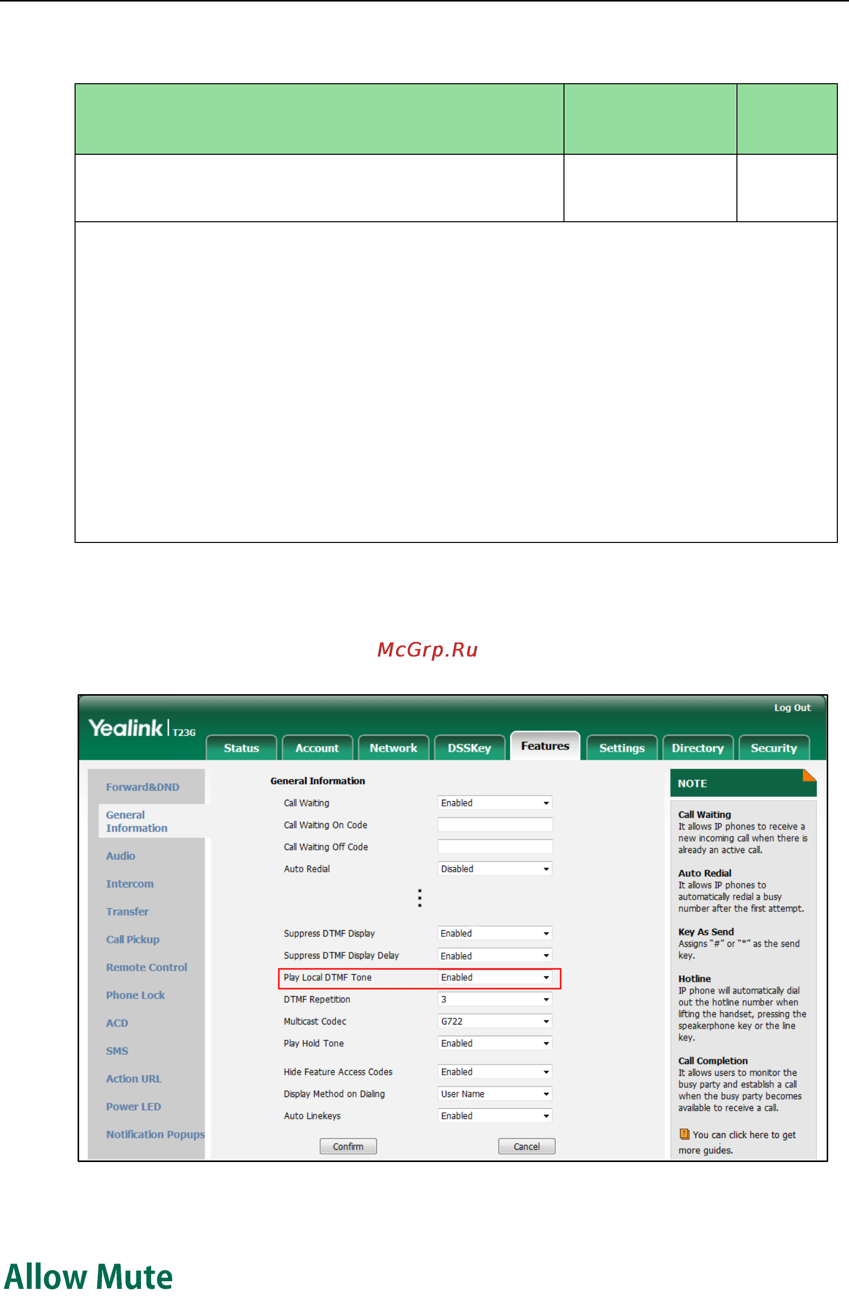 Yealink SIP-T27P [386/841] Details of configuration parameters