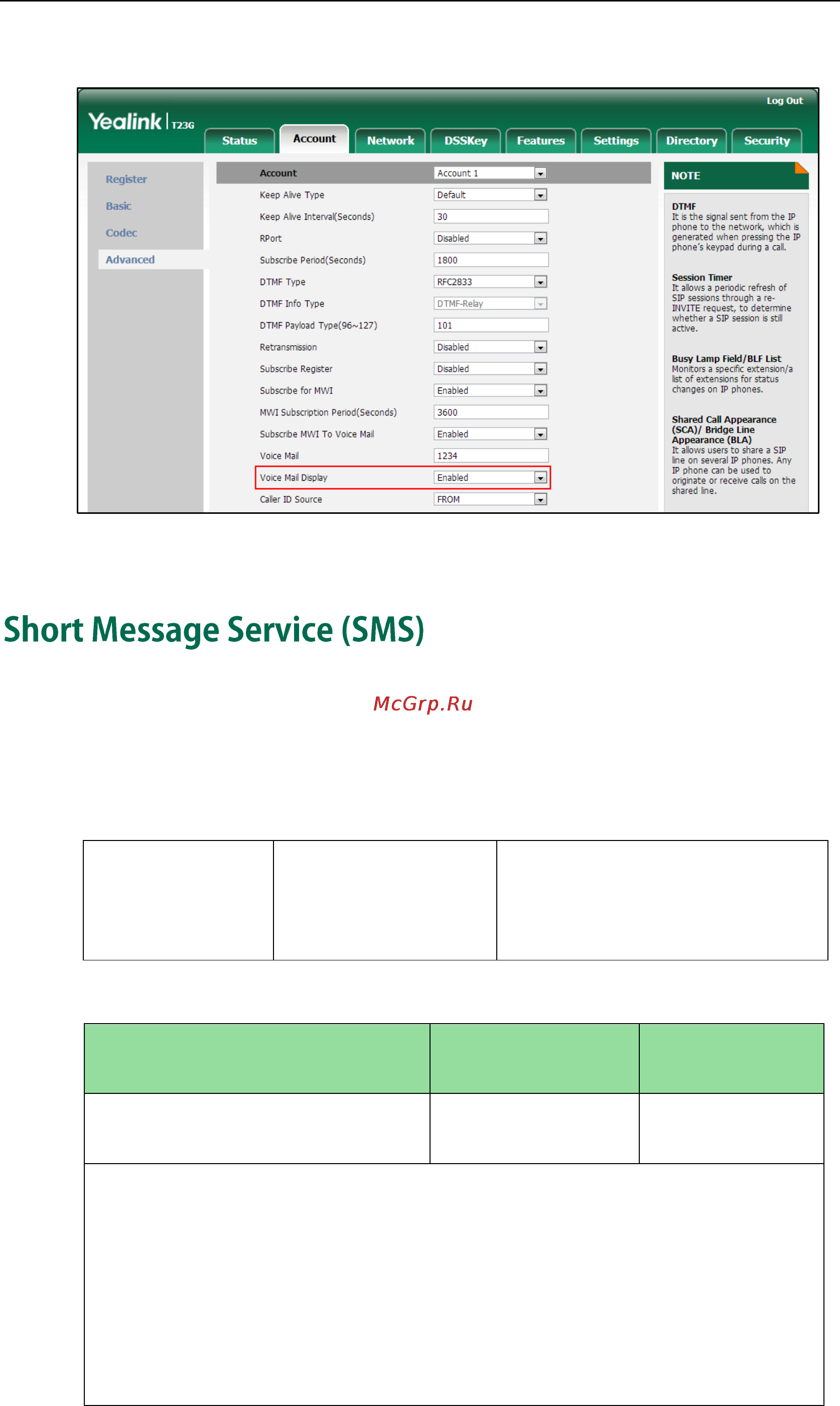 Yealink SIP-T27P [487/841] Details of configuration parameters