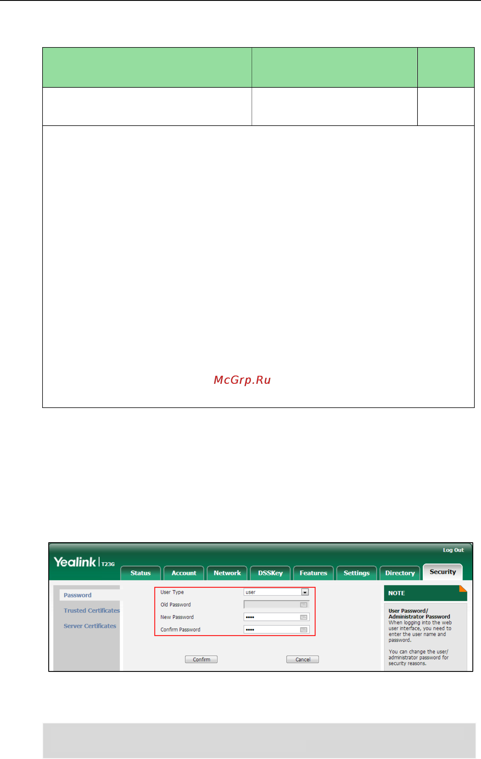 Yealink SIP-T27P [686/841] Details of the configuration parameter