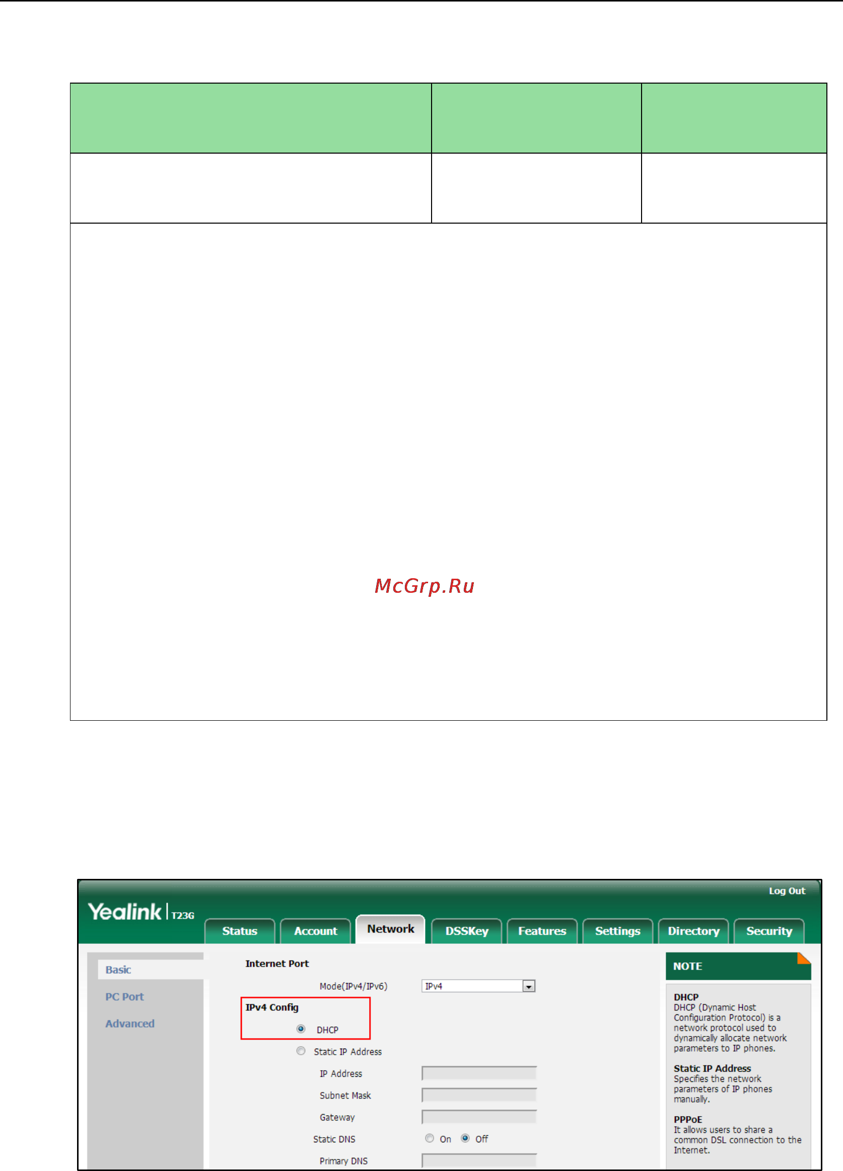 Yealink SIP-T23P [75/841] Details of configuration parameters