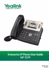 Yealink SIP-T27P Инструкция по эксплуатации