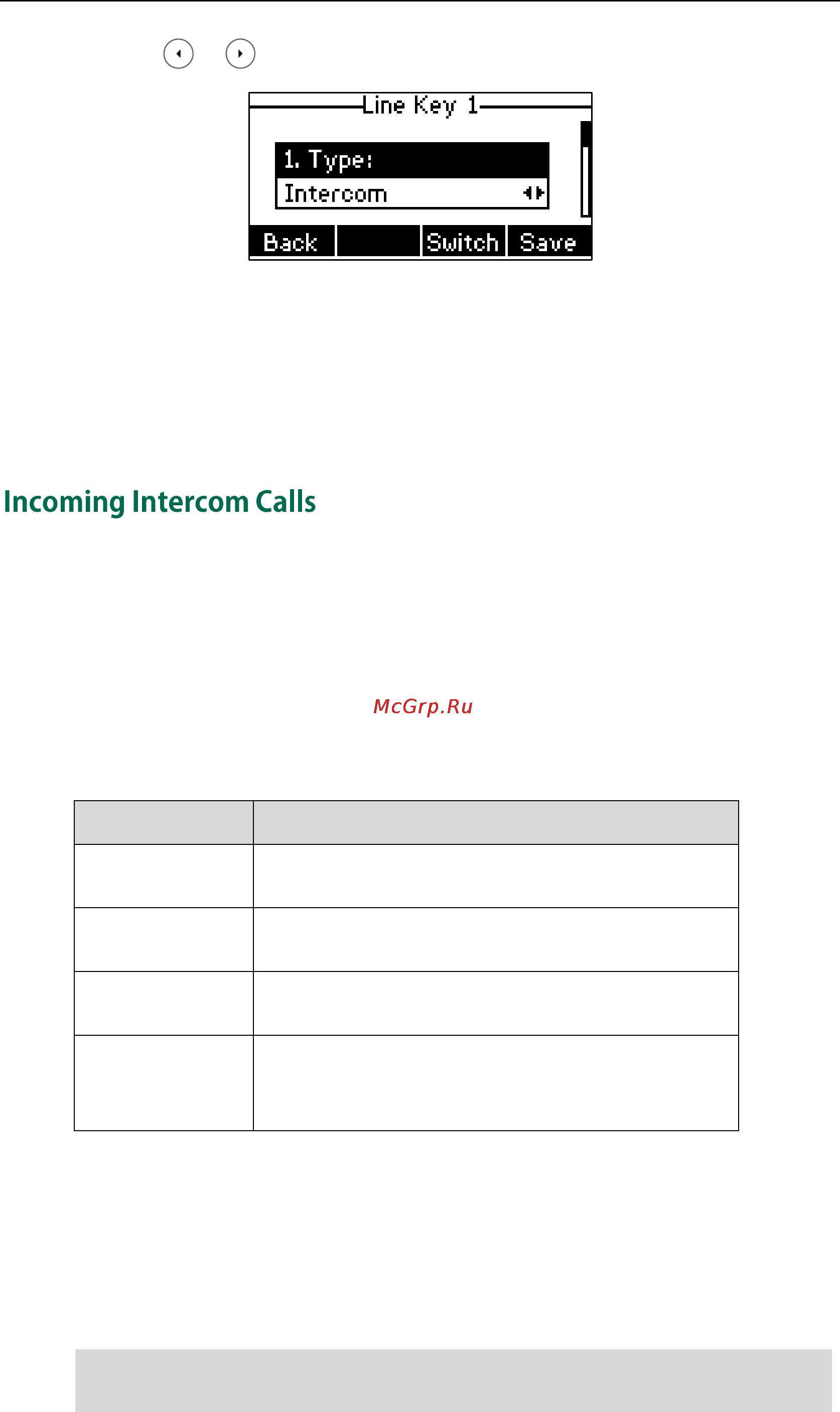 Yealink SIP-T23G [123/172] Incoming intercom calls