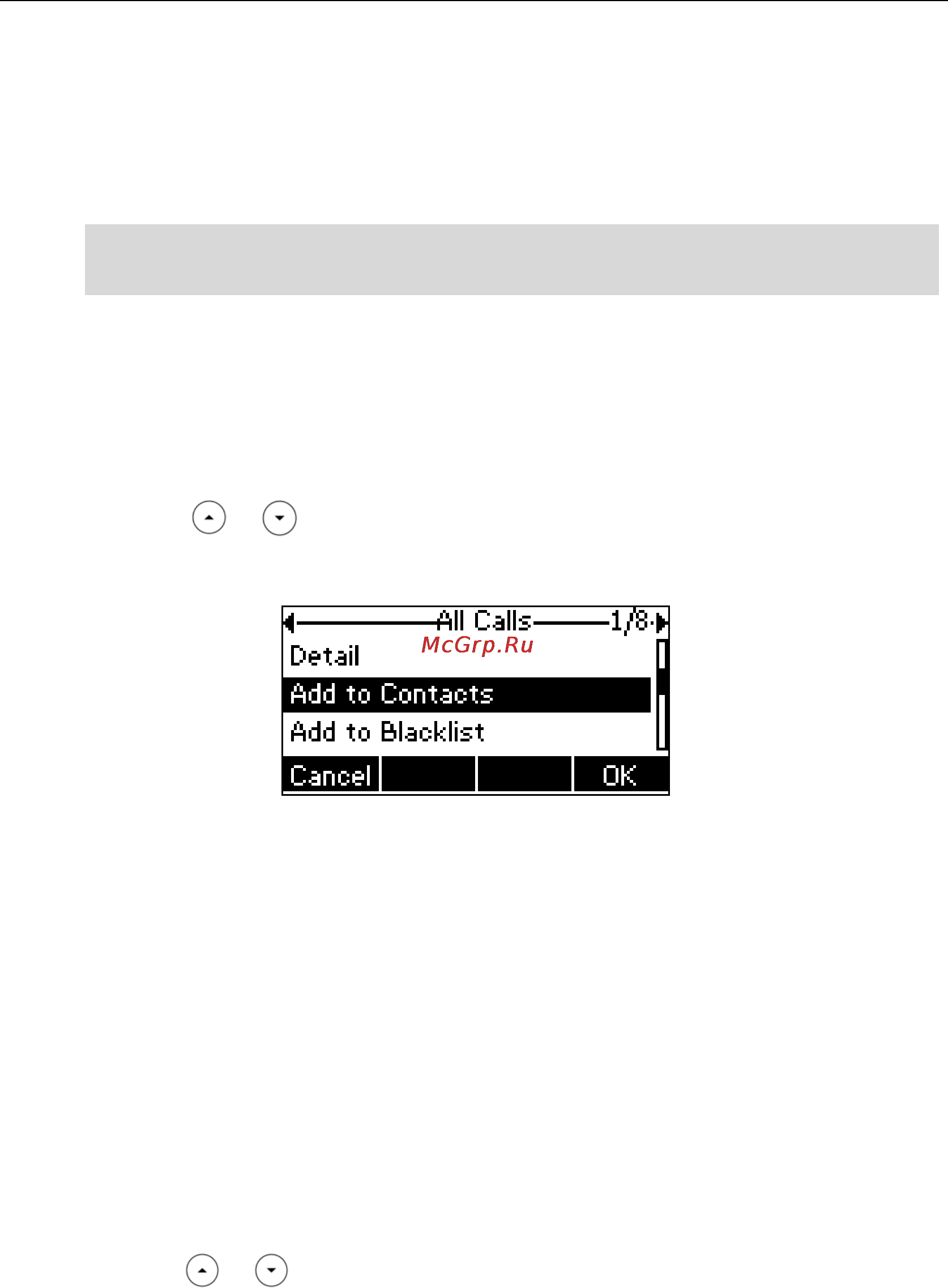 Yealink SIP-T23G [47/172] Adding contacts from call history