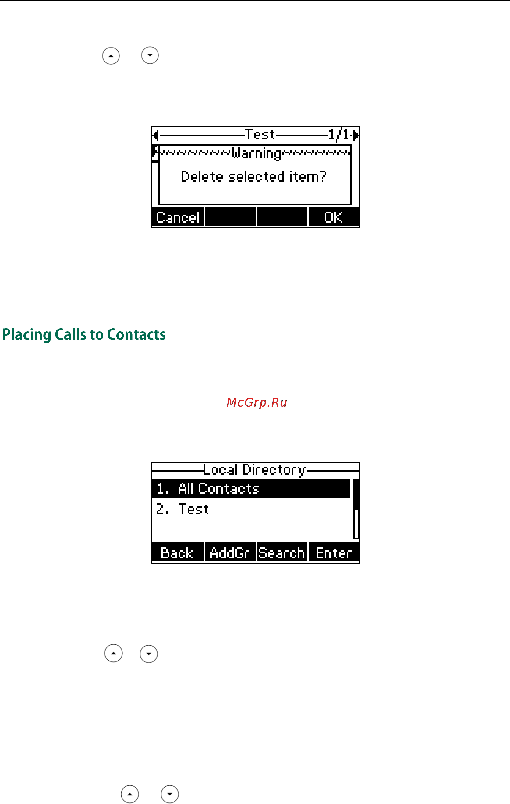 Yealink SIP-T23G [49/172] Placing calls to contacts