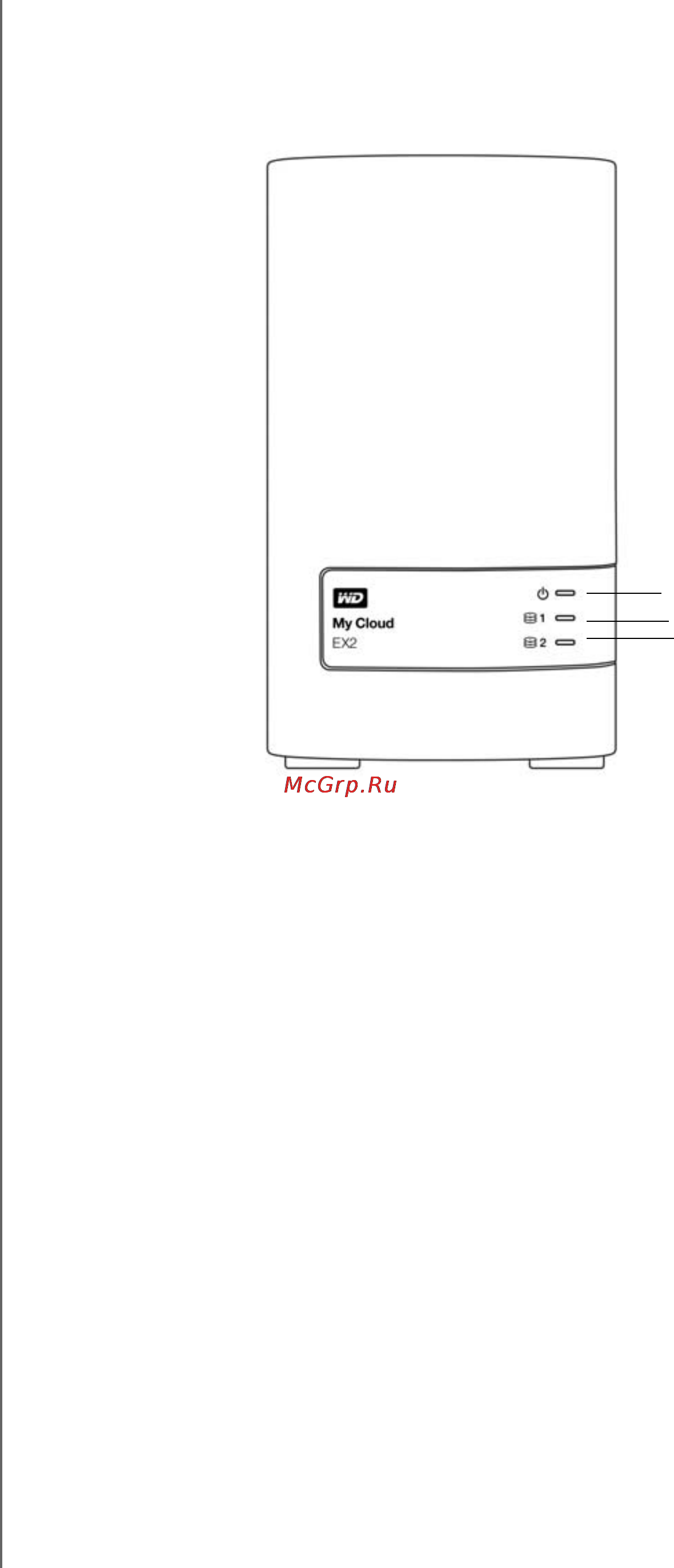 Western Digital my cloud ex2 wdbwak0000nch-eeue [13/187] Компоненты изделия