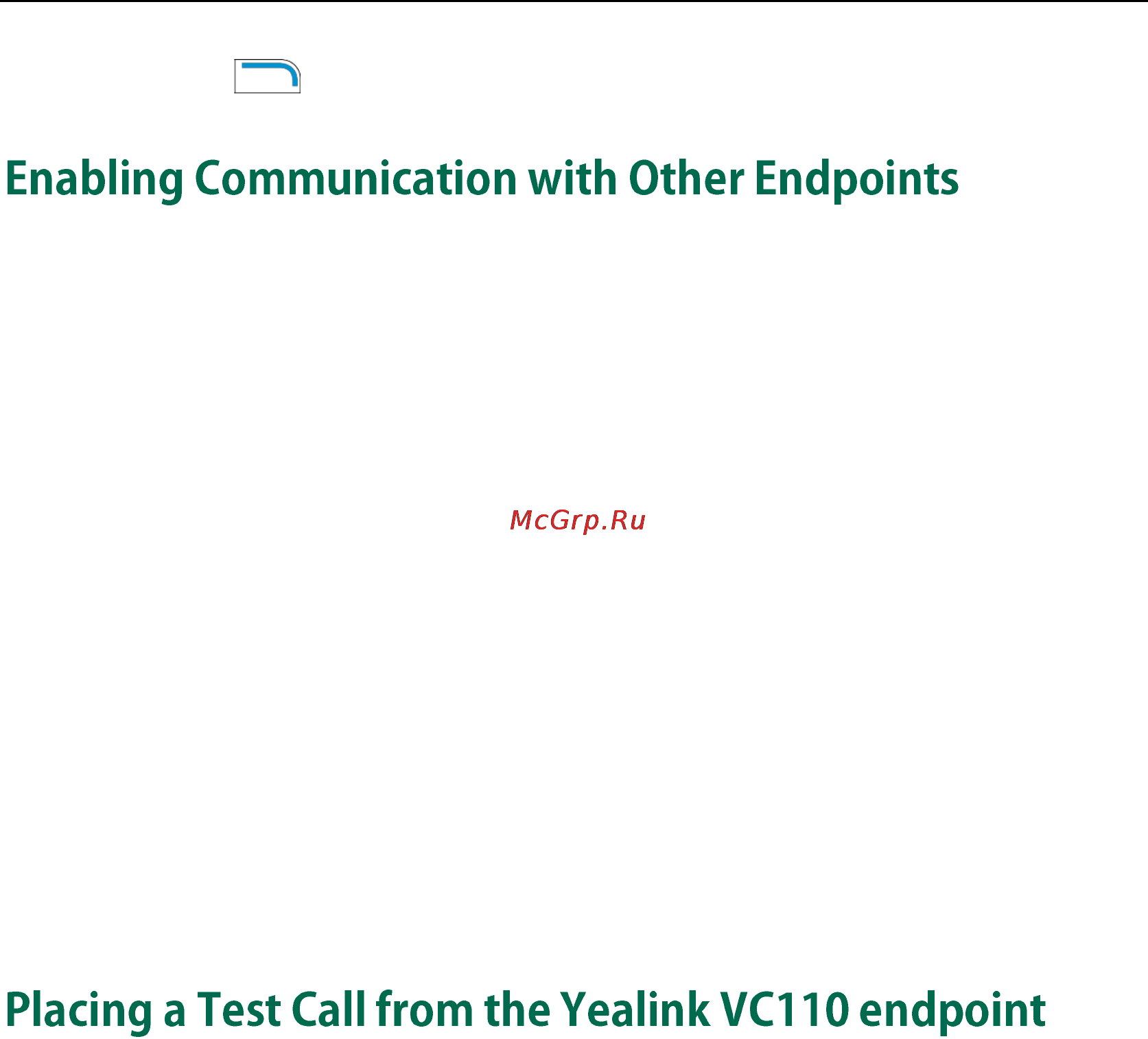 Yealink VC110 (VCM60) [57/236] Enabling communication with other endpoints