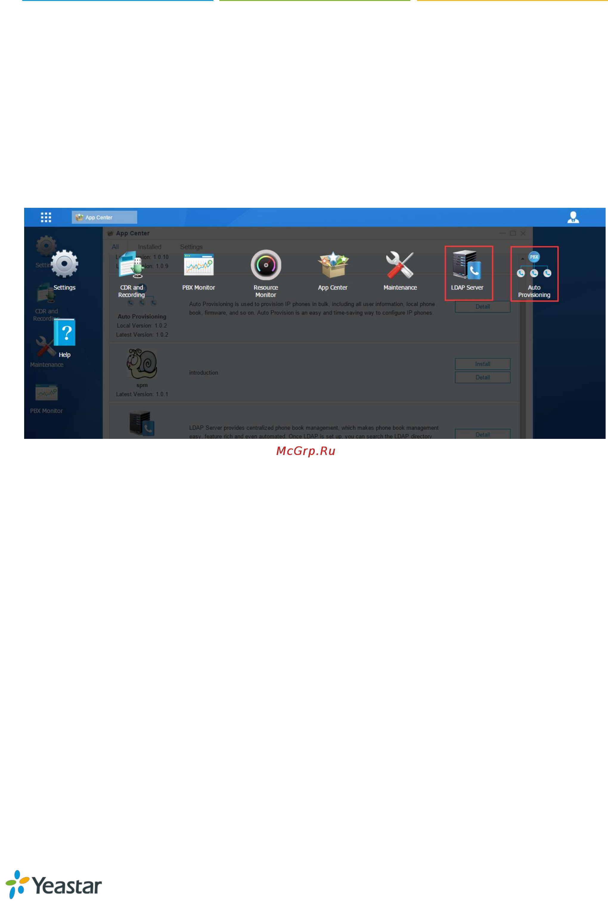 Yealink S50 [118/129] Install apps